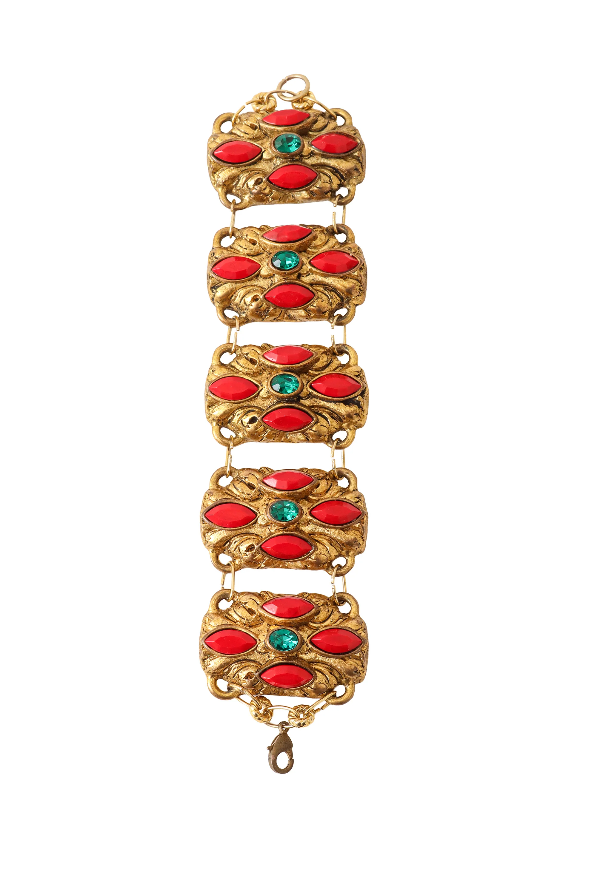 Ornate Resin Link Bracelet - Image 3