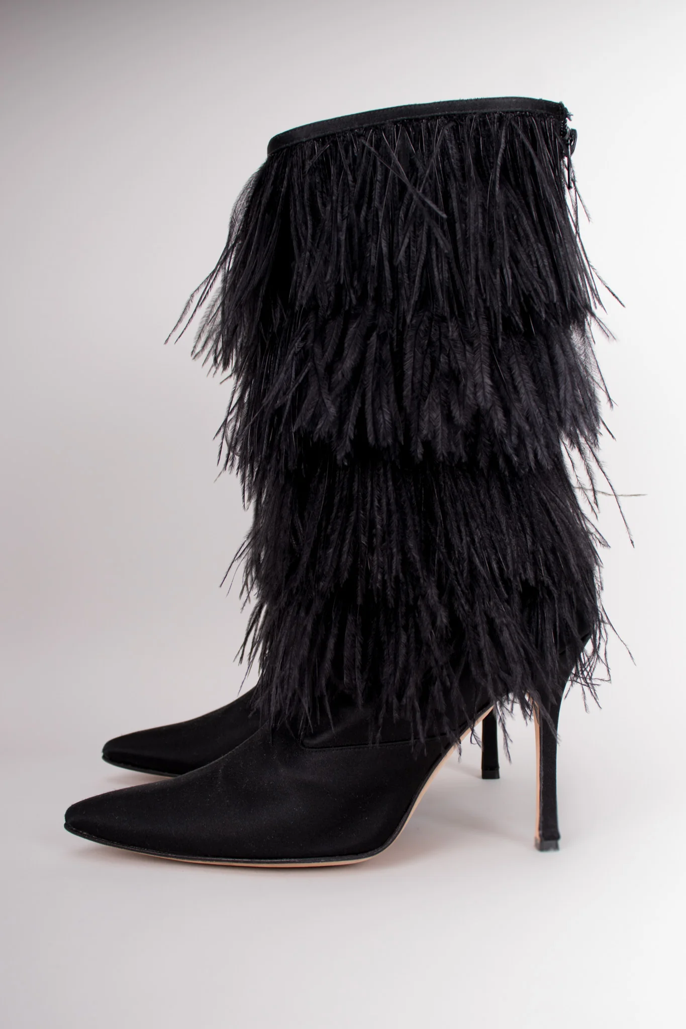 Ostrich Feather Boots - Image 3