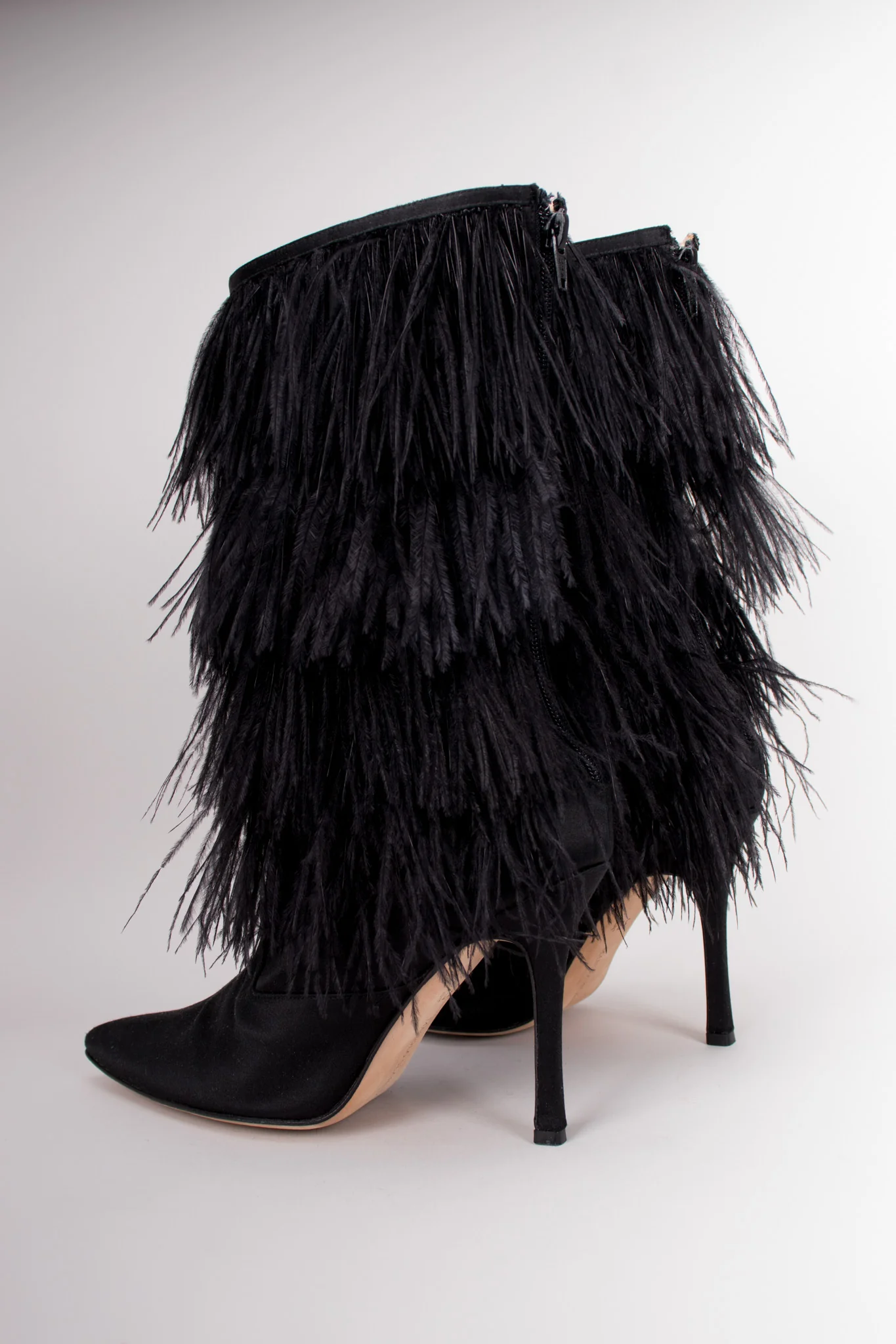 Ostrich Feather Boots - Image 4