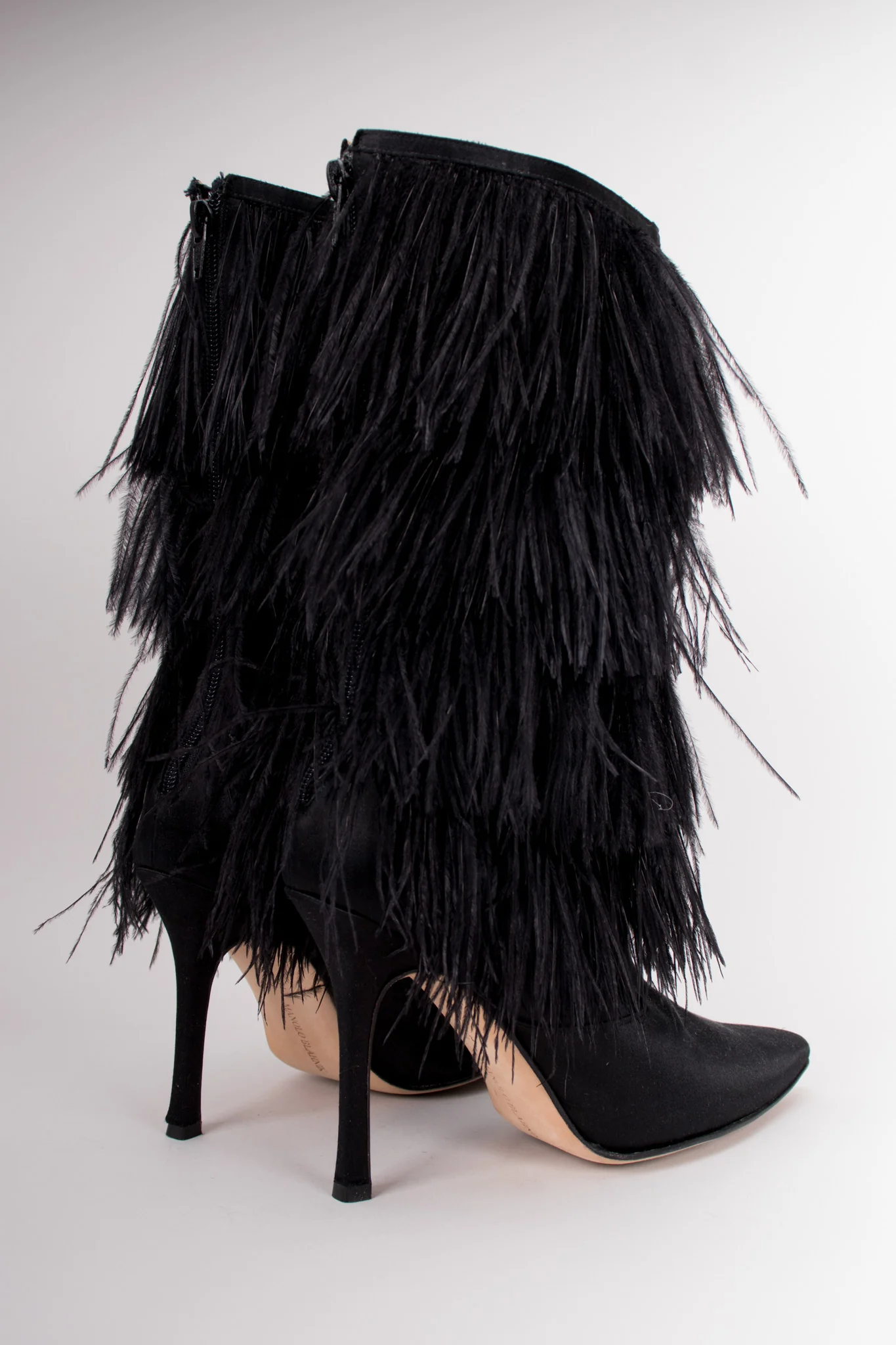 Ostrich Feather Boots - Image 6