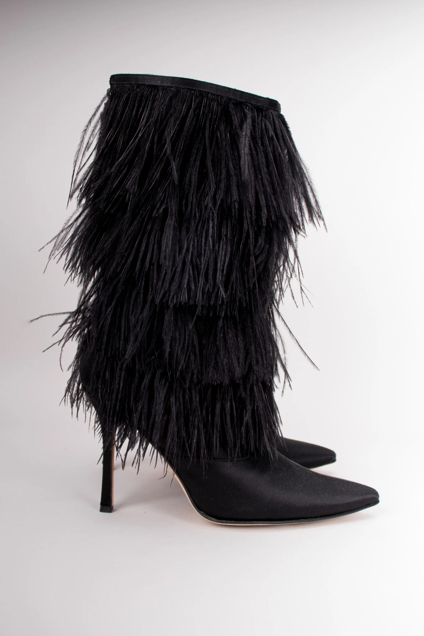Ostrich Feather Boots - Image 7