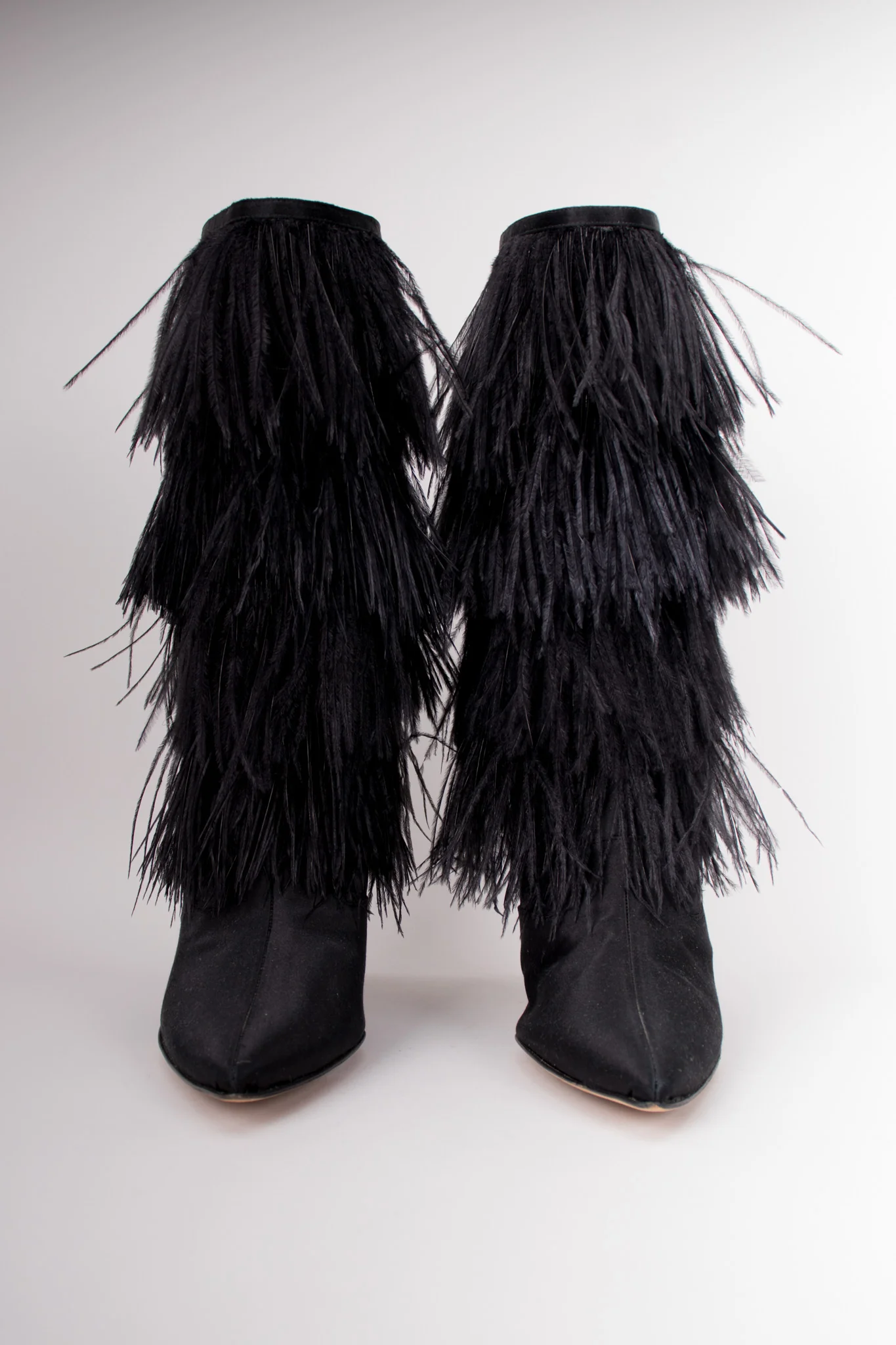 Ostrich Feather Boots - Image 8
