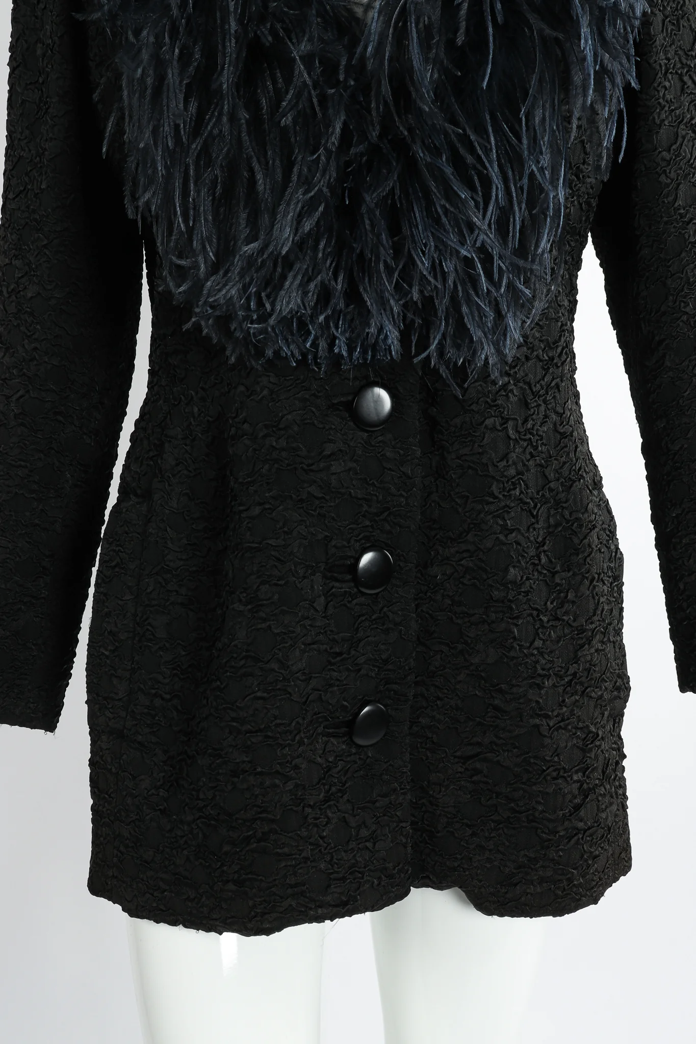 Ostrich Feather Crinkle Coat - Image 2