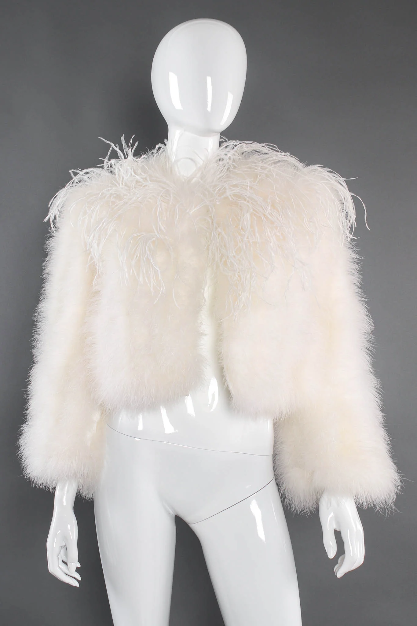 Ostrich Feather Jacket