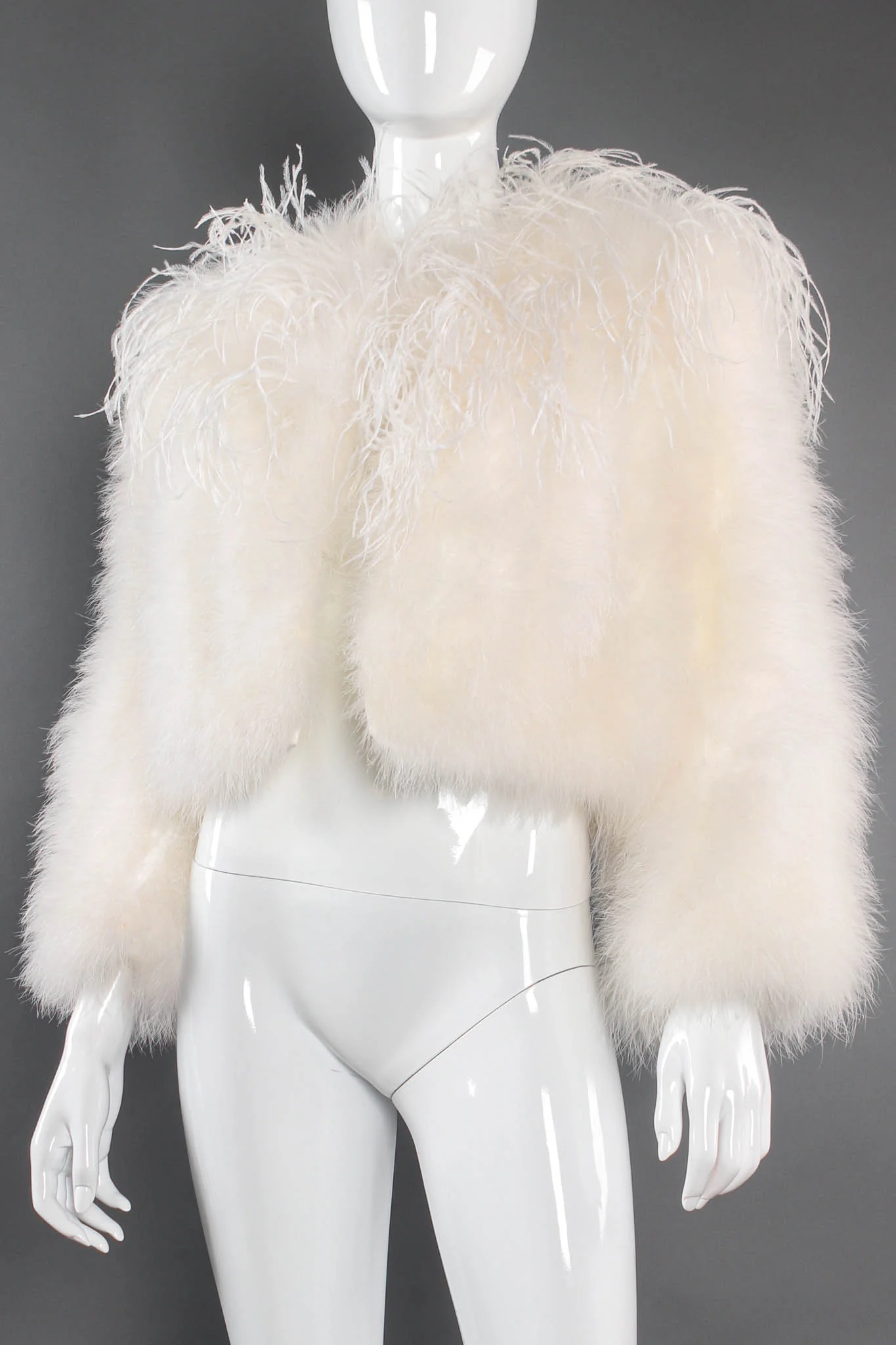 Ostrich Feather Jacket - Image 4