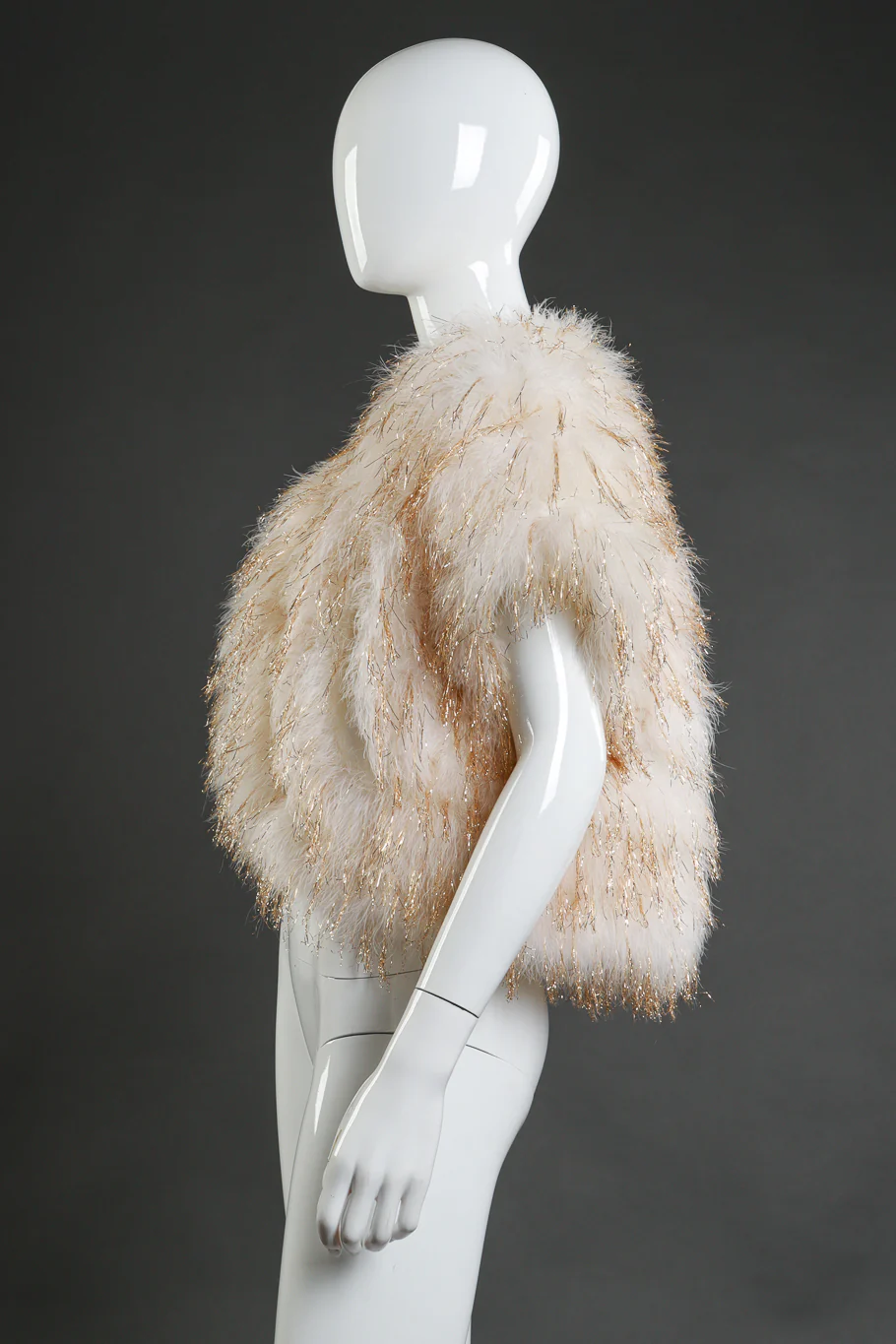 Ostrich Feather Tinsel Vest - Image 3