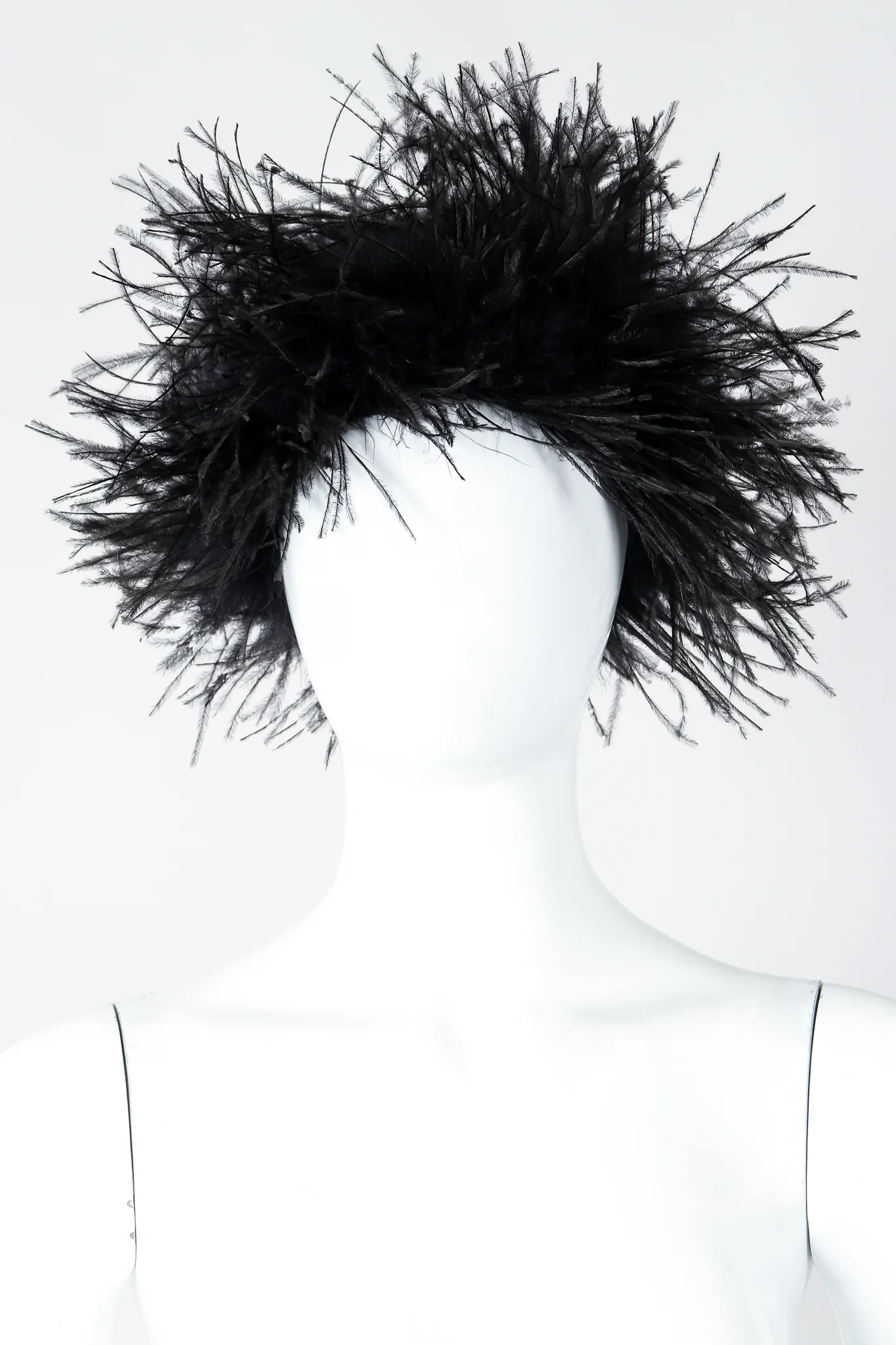 Ostrich Feather Urchin Hat