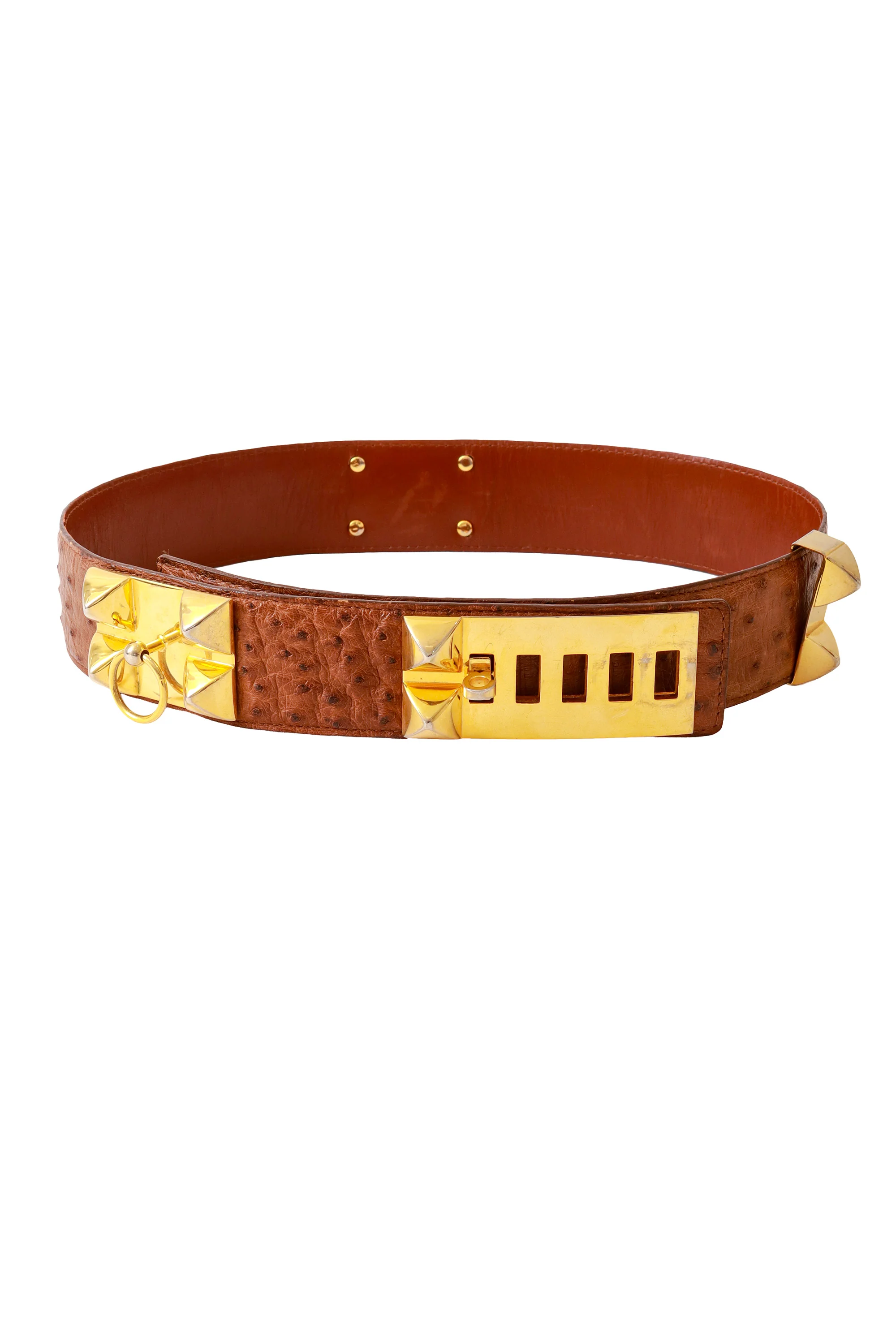 Ostrich Stud Belt