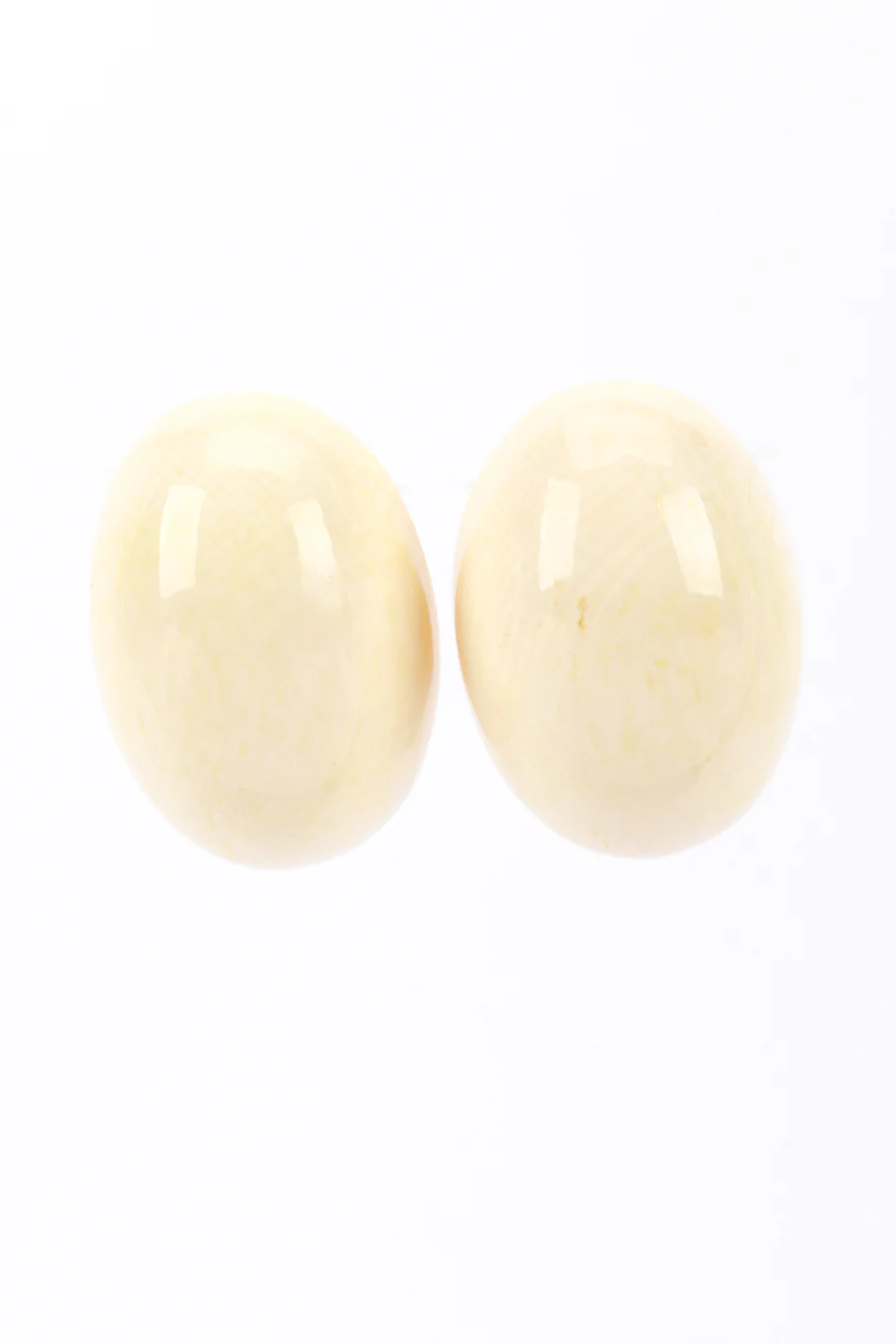 Oval Bone Earrings