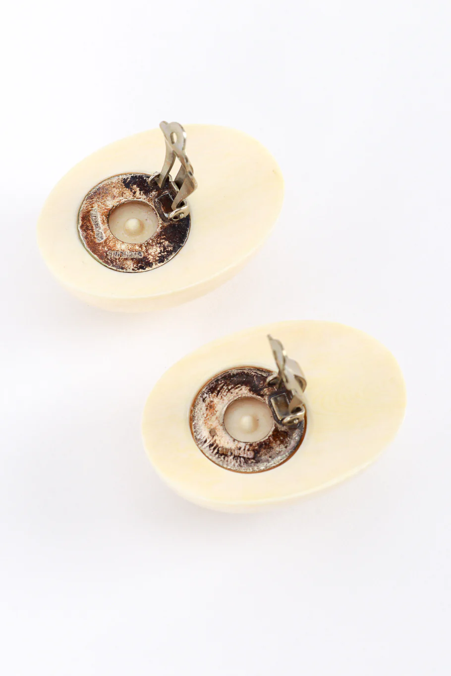 Oval Bone Earrings - Image 6