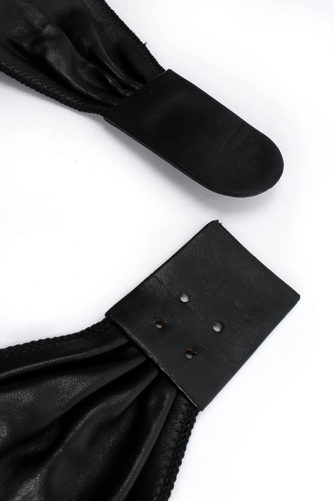 Oval Crystal Leather Sash Belt - Image 11