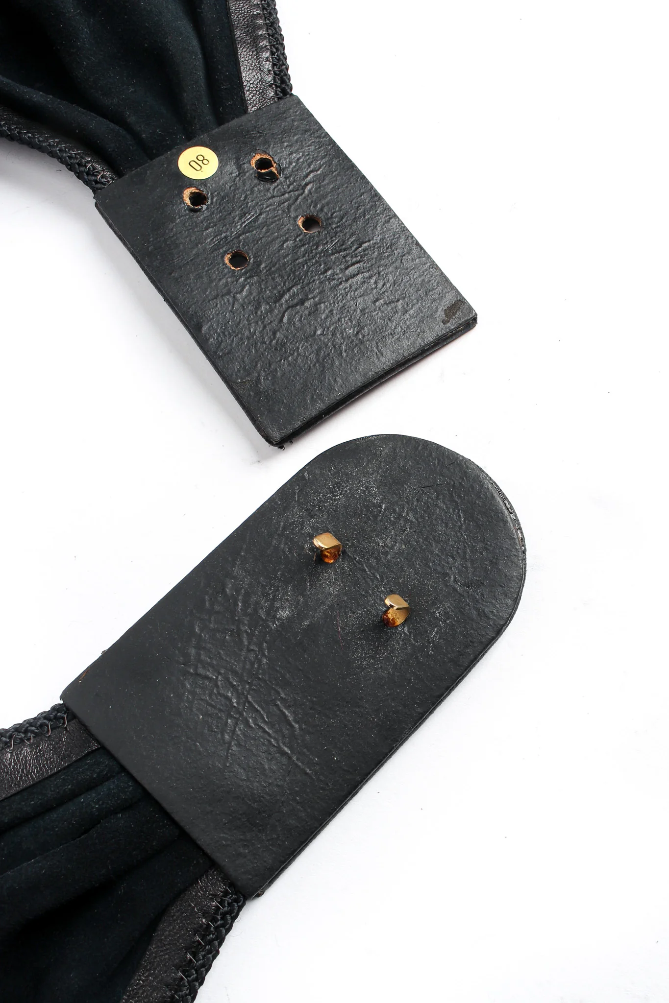 Oval Crystal Leather Sash Belt - Image 12