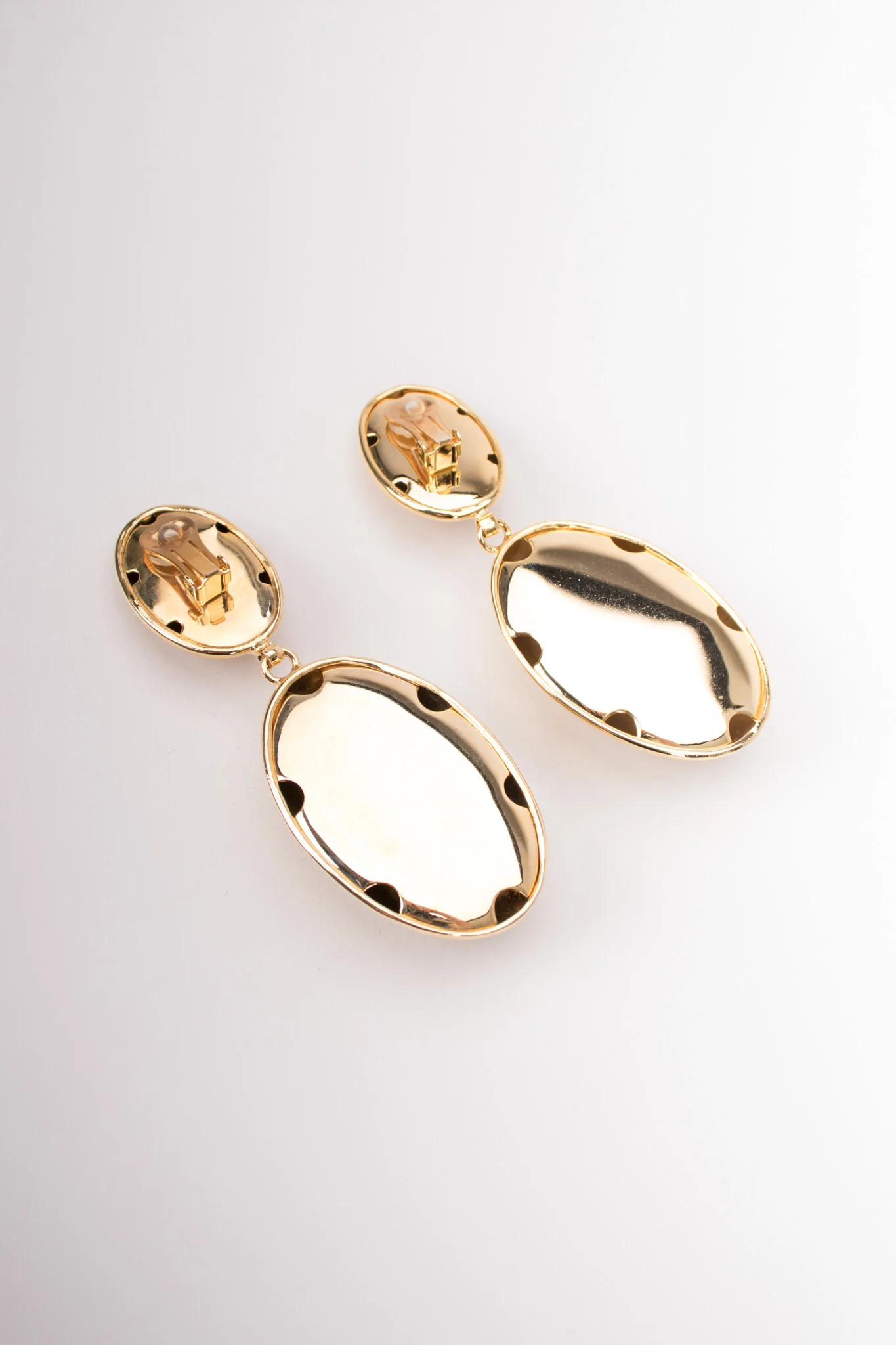 Oval Drop Earrings - Image 5