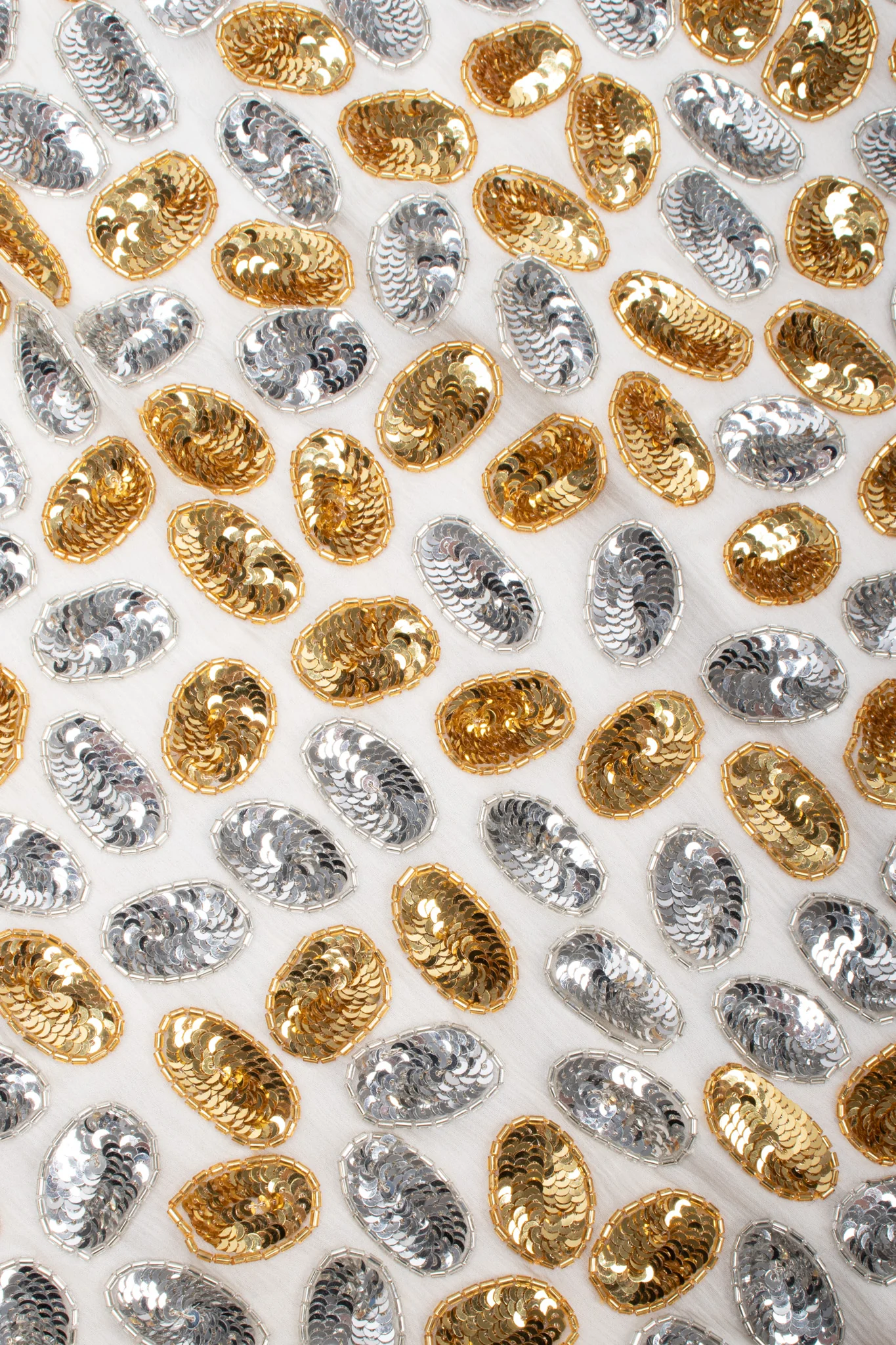 Oval Sequin Slip Dress - Image 8