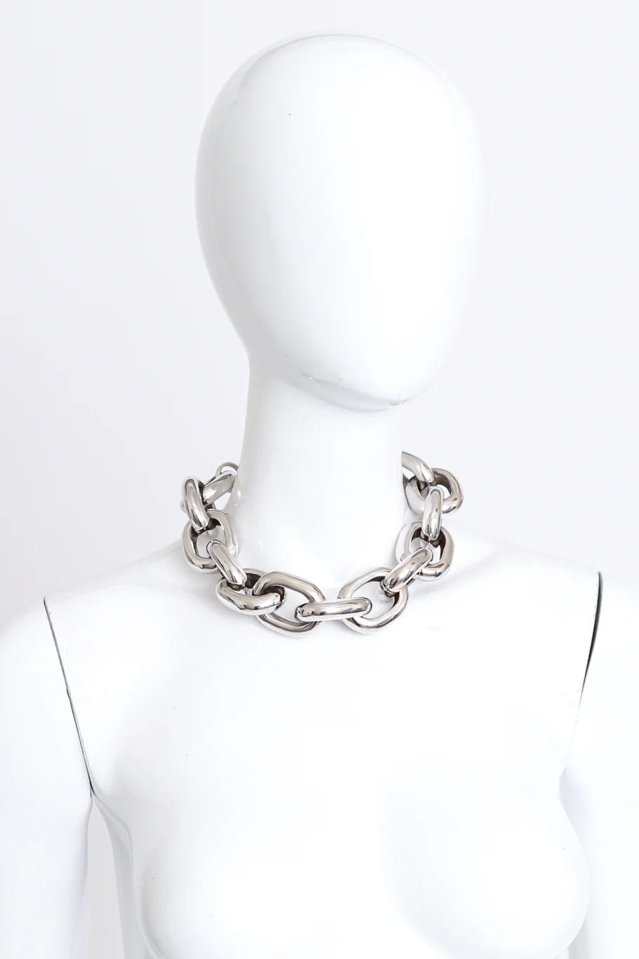 Oversized Cable Chain Collar Necklace - Image 3