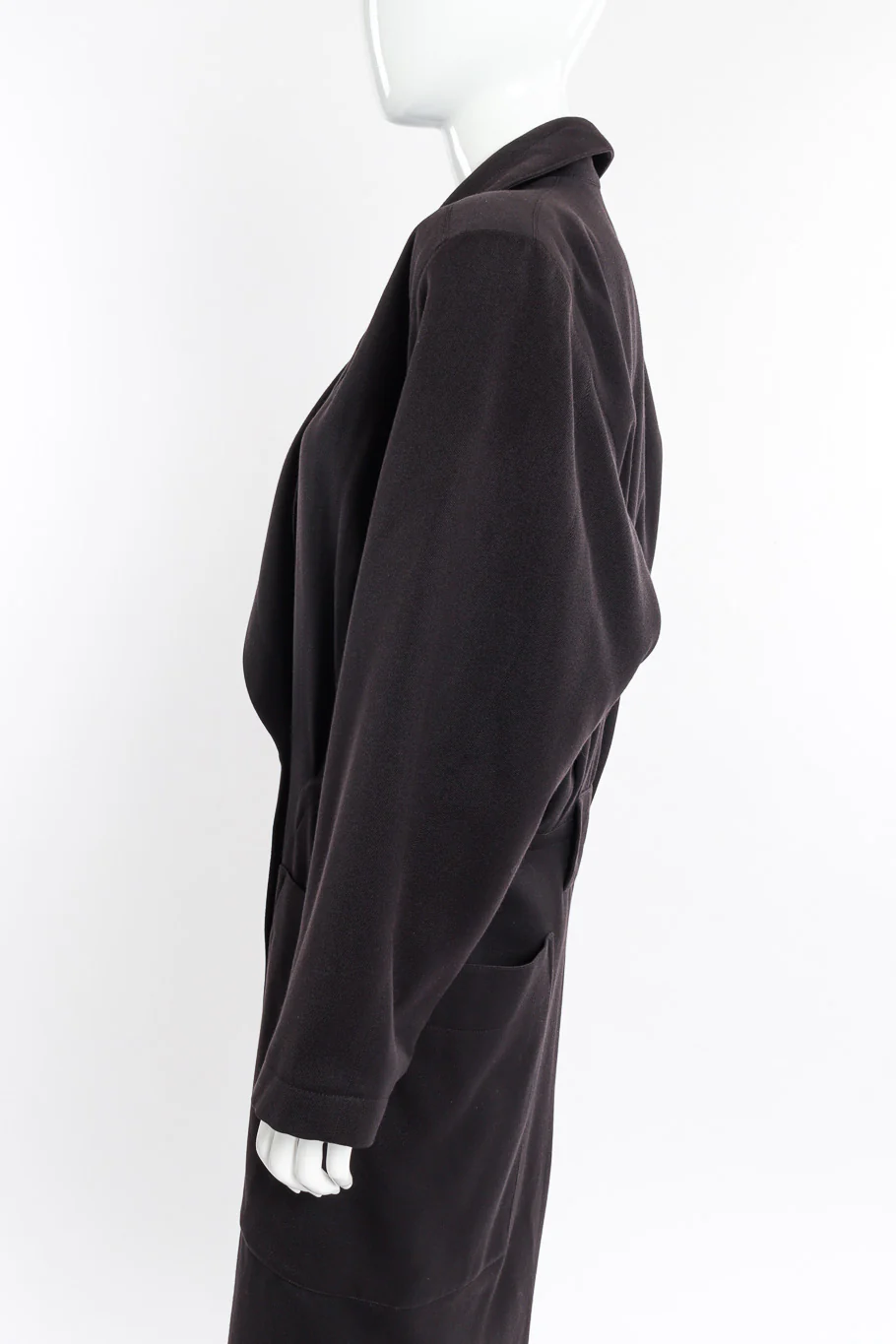 Oversized Double Breasted Wool Coat - Image 5