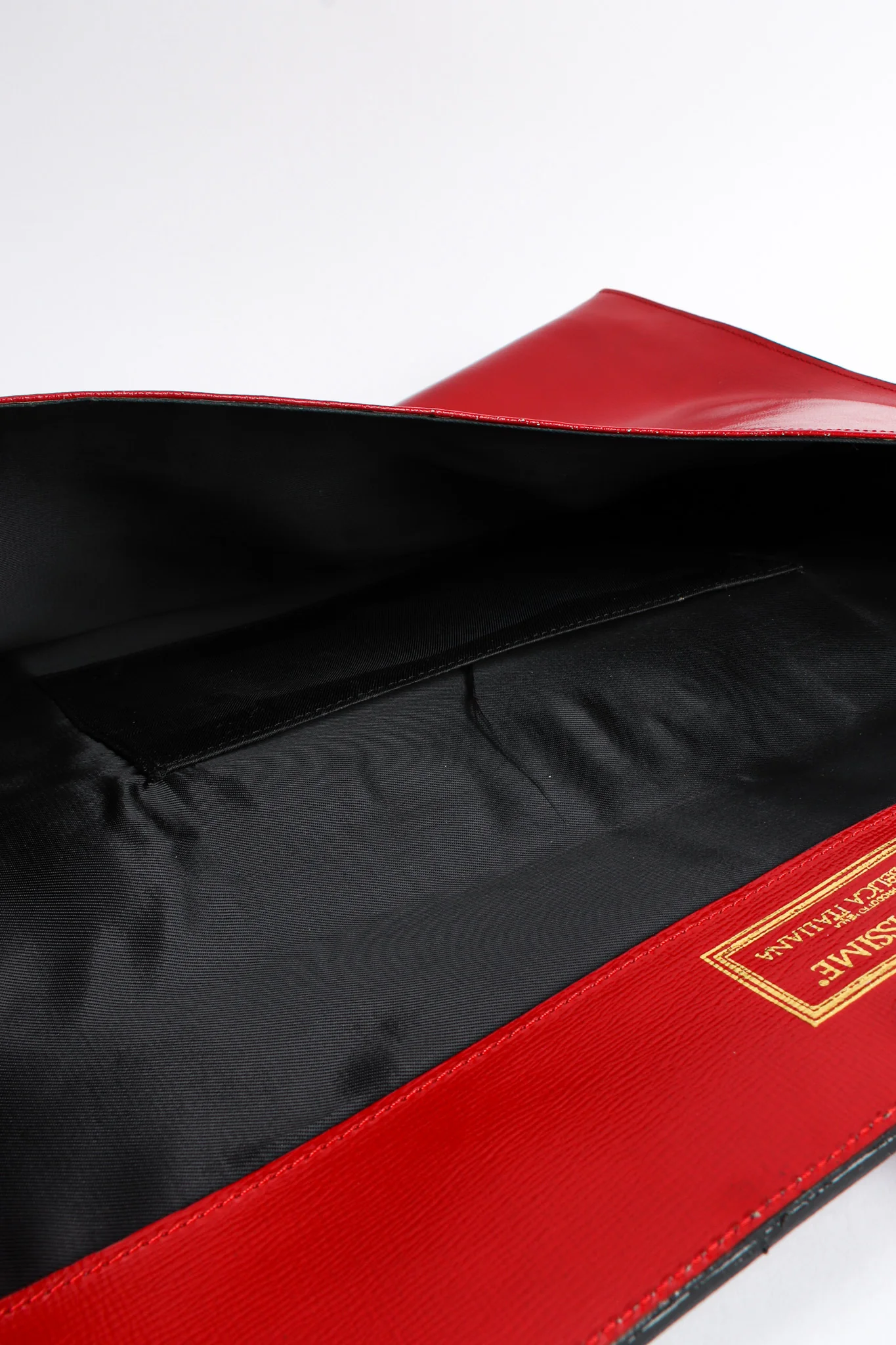 Oversized Leather Envelope Clutch - Image 10