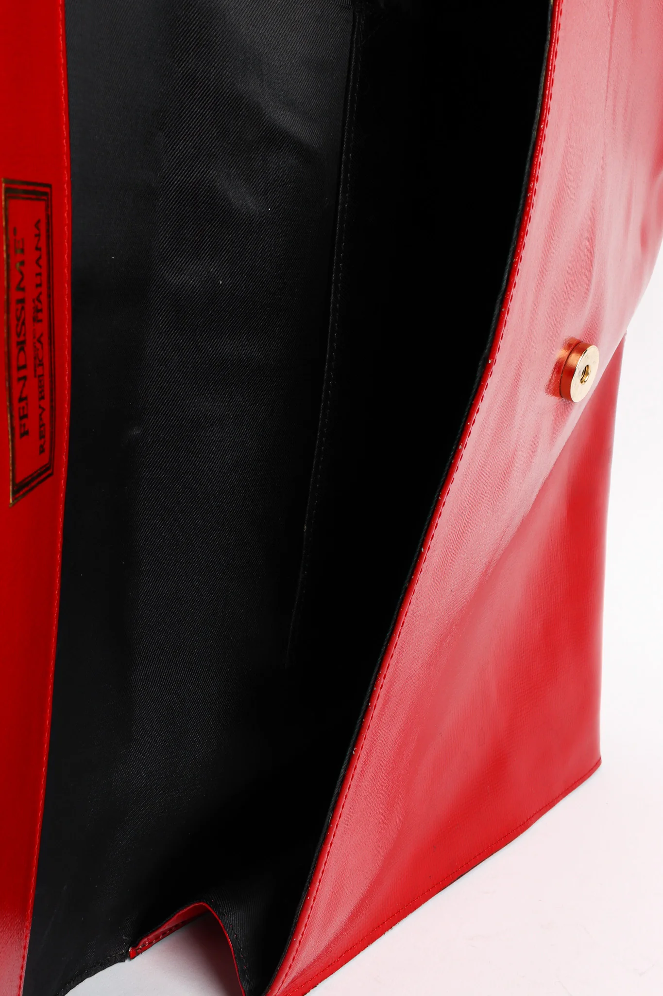 Oversized Leather Envelope Clutch - Image 11