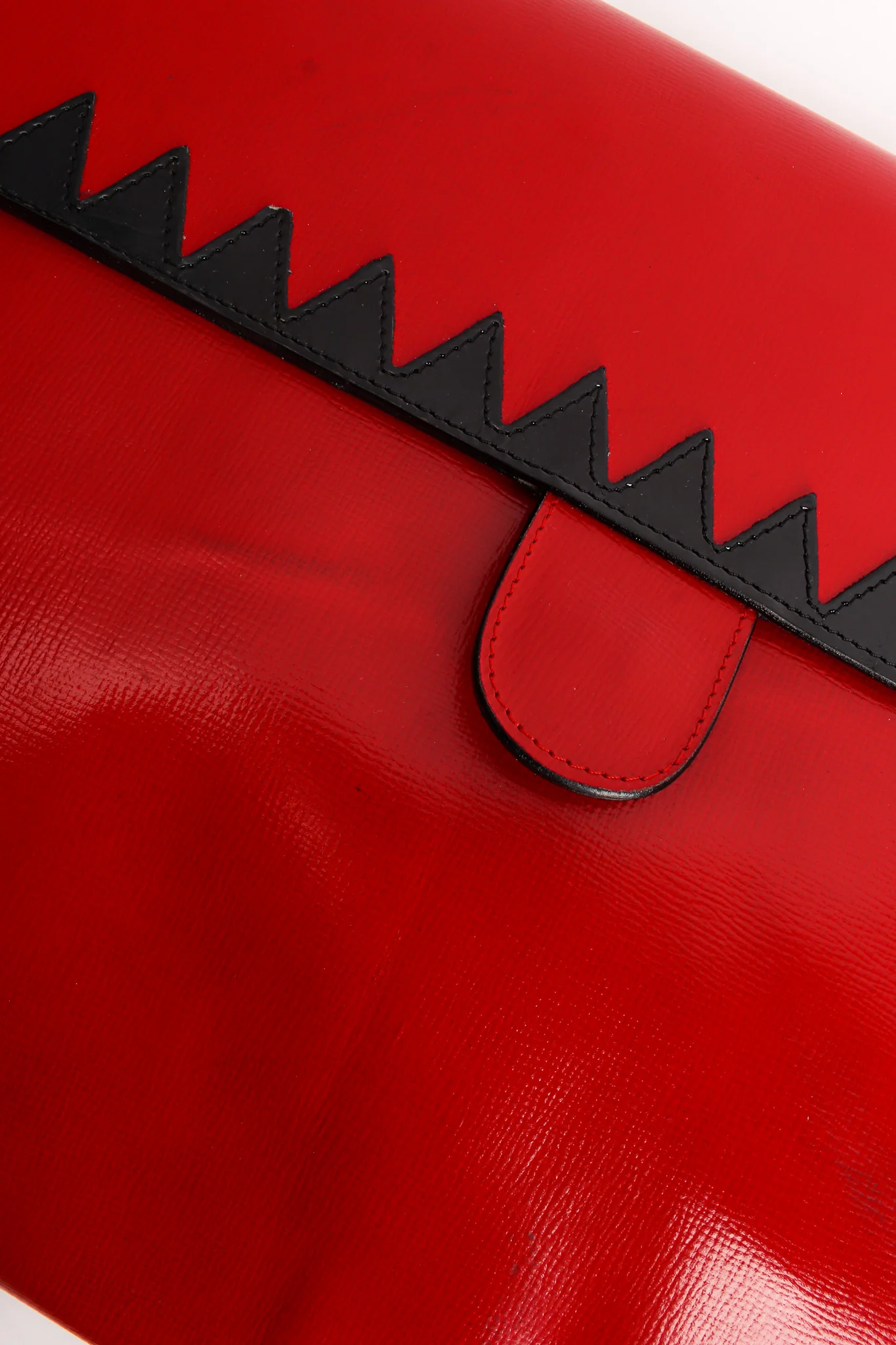 Oversized Leather Envelope Clutch - Image 13