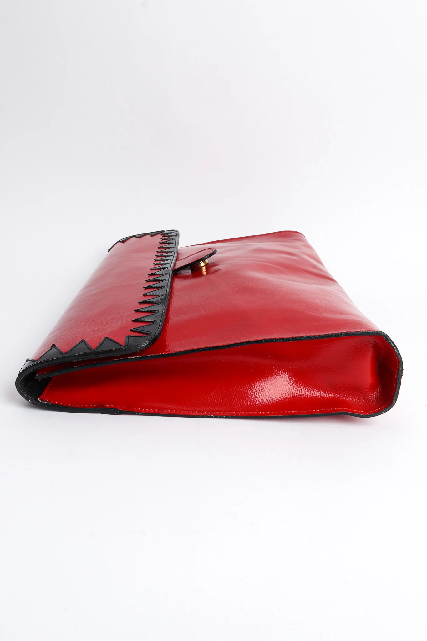 Oversized Leather Envelope Clutch - Image 6