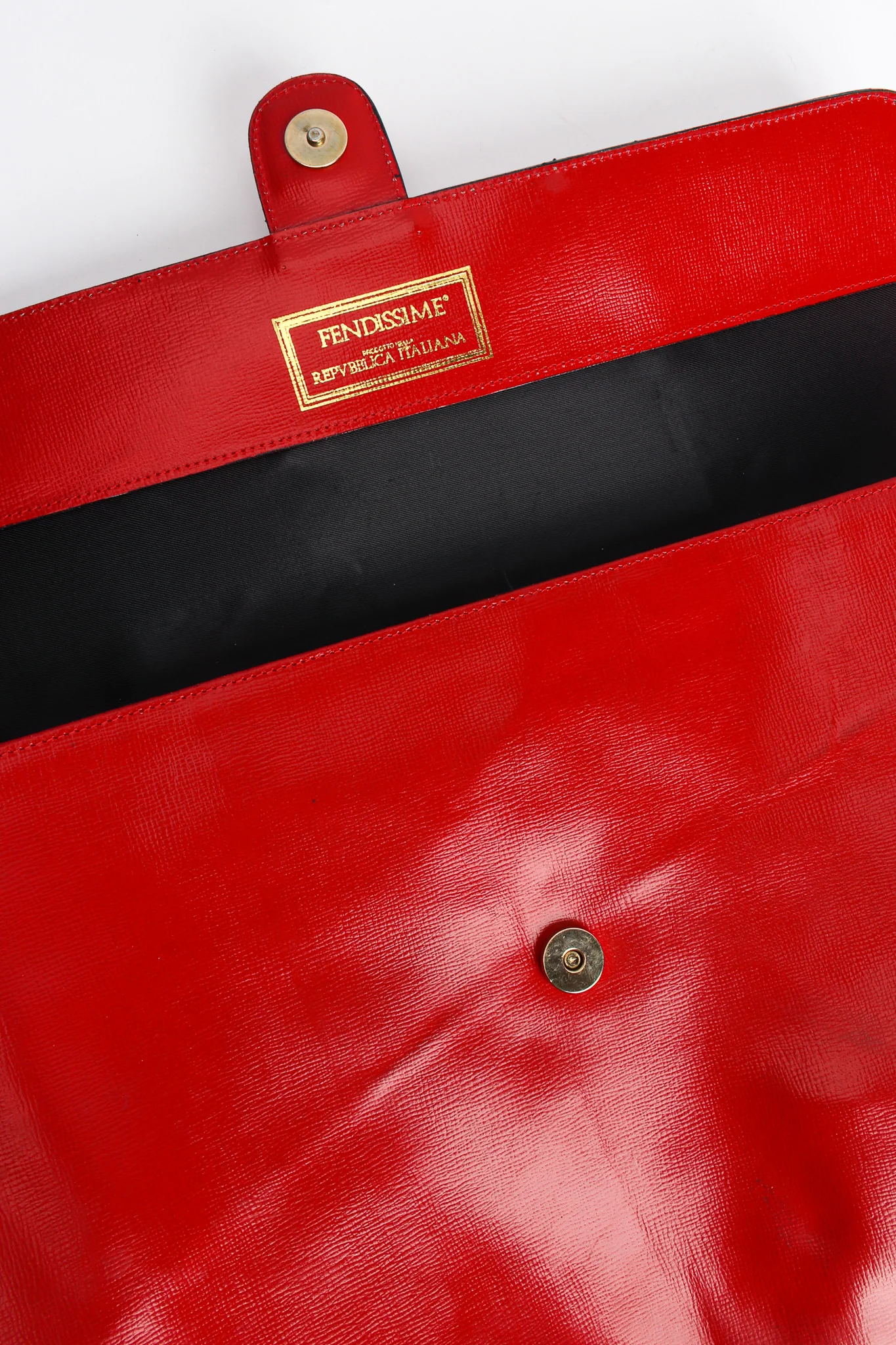 Oversized Leather Envelope Clutch - Image 9