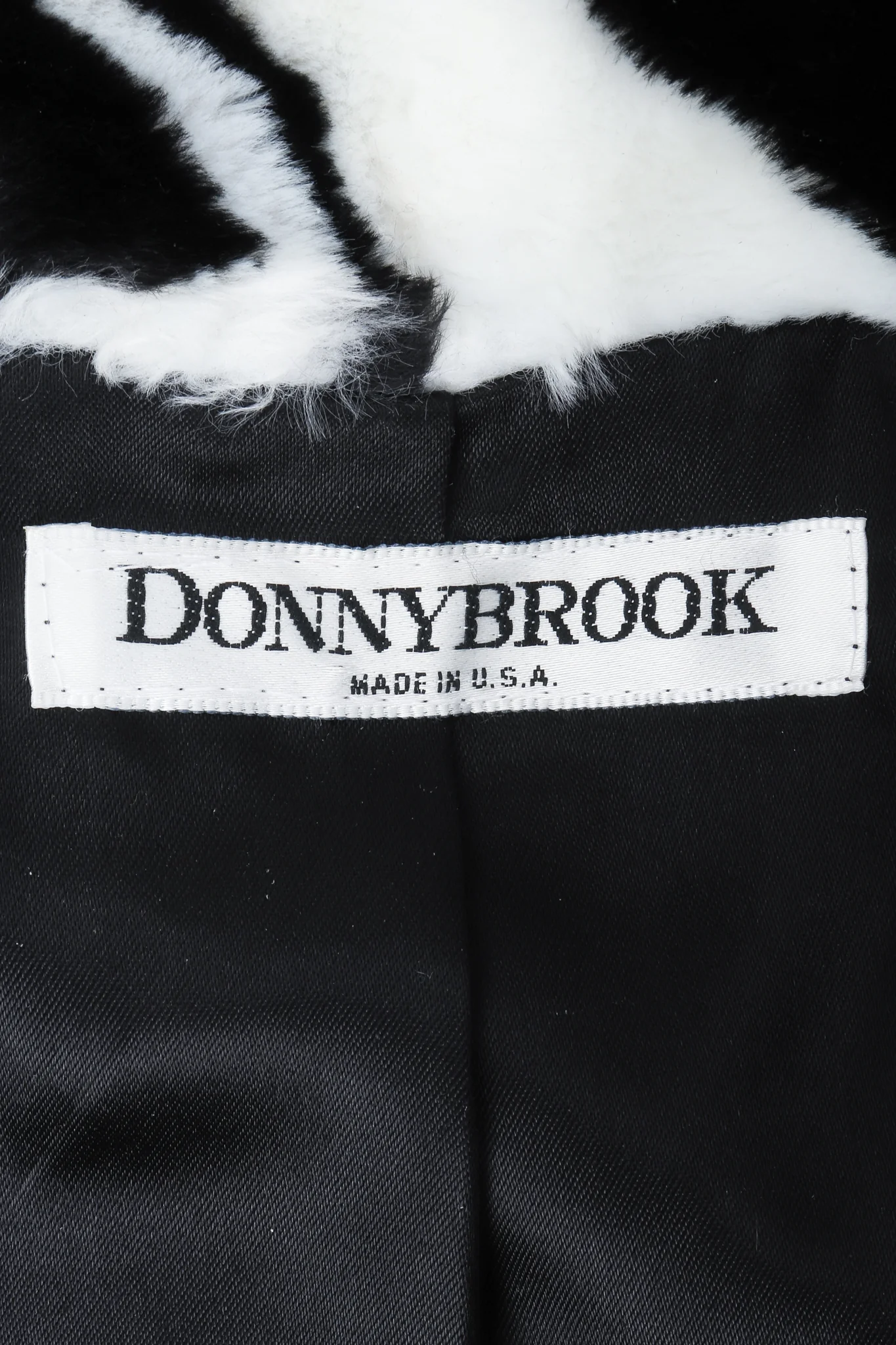 Graphic Faces Faux Fur Coat - Image 13