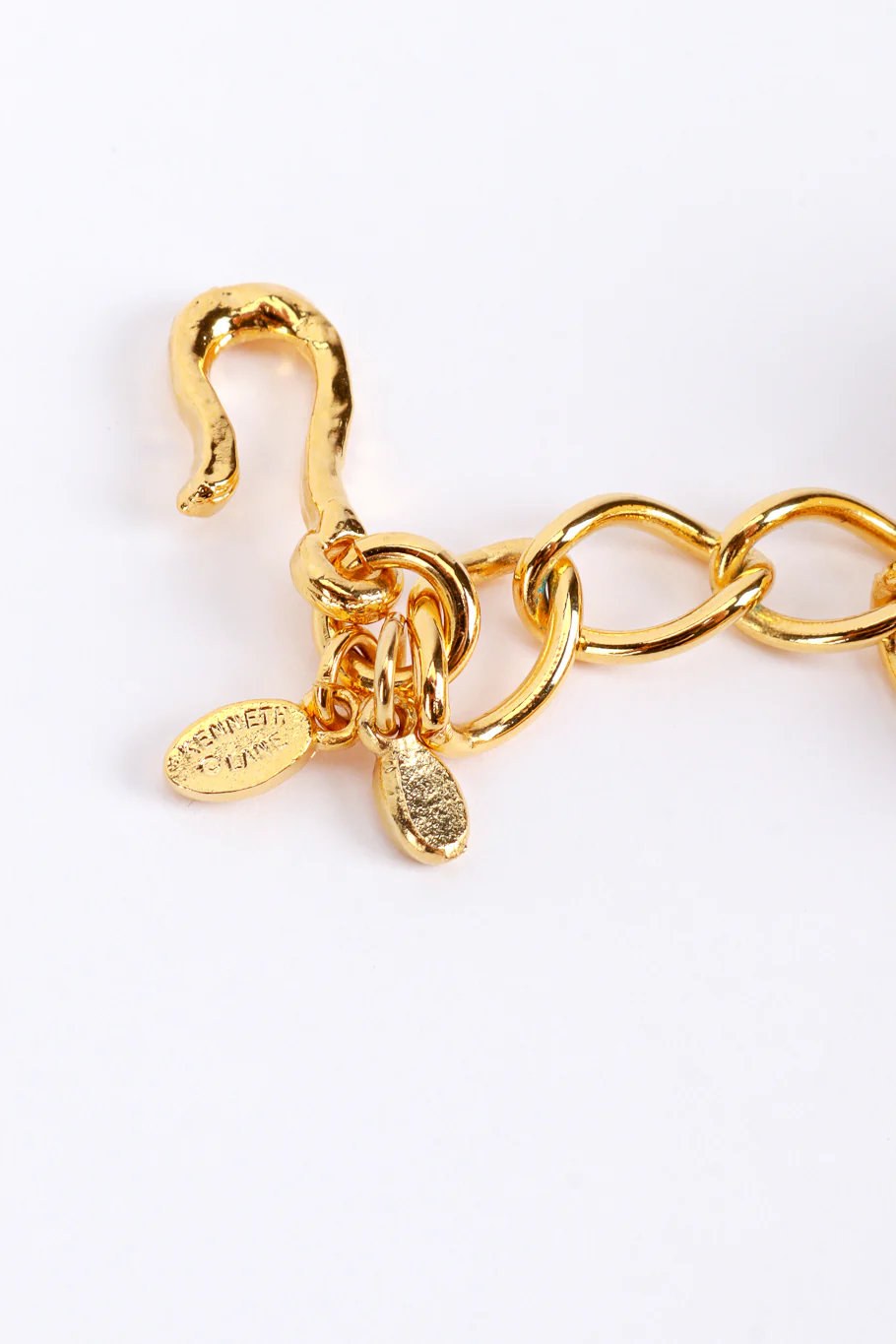 Oversized Gold Cable Chain Collar Necklace - Image 5