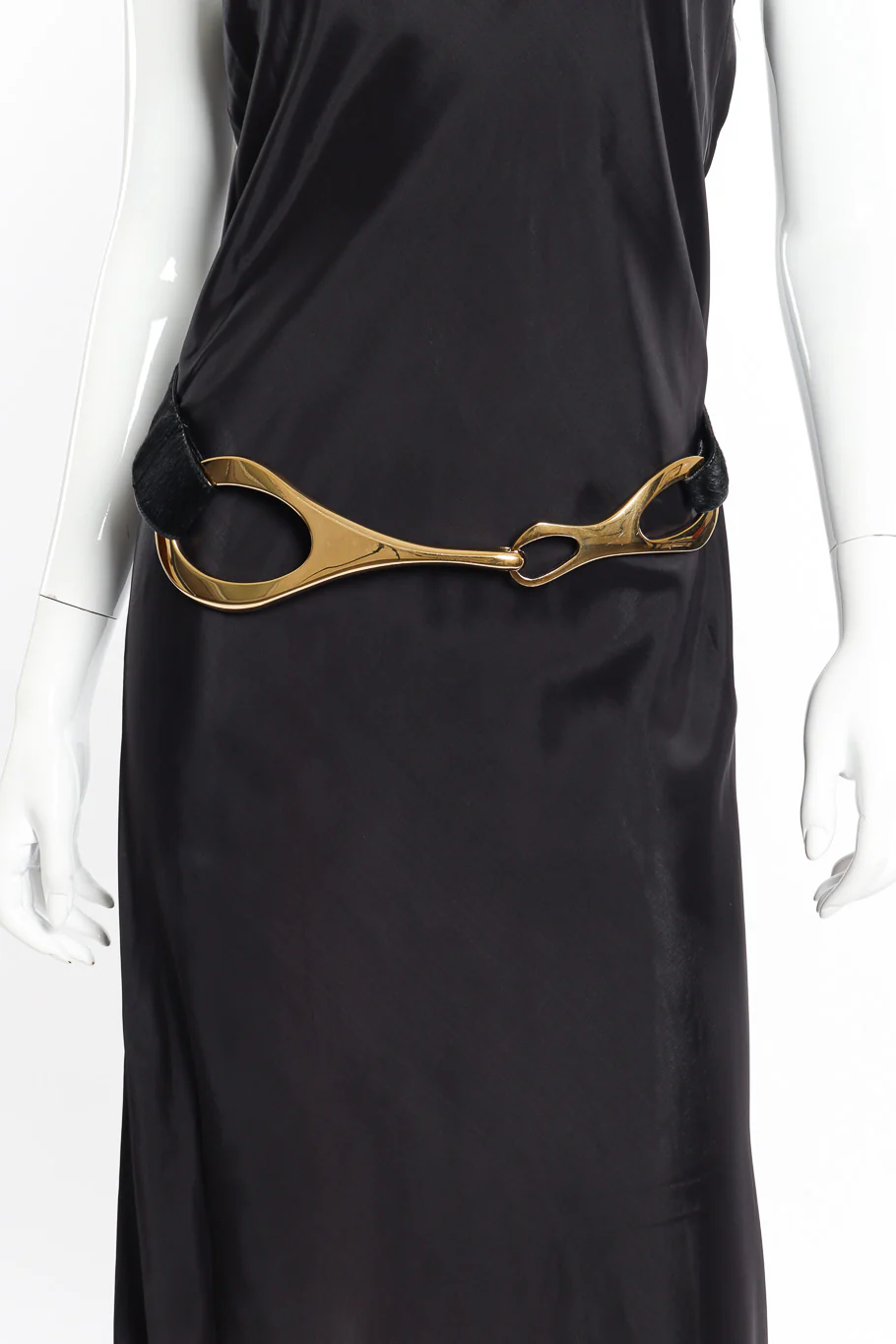 Oversized Horsebit Mohair Belt - Image 2