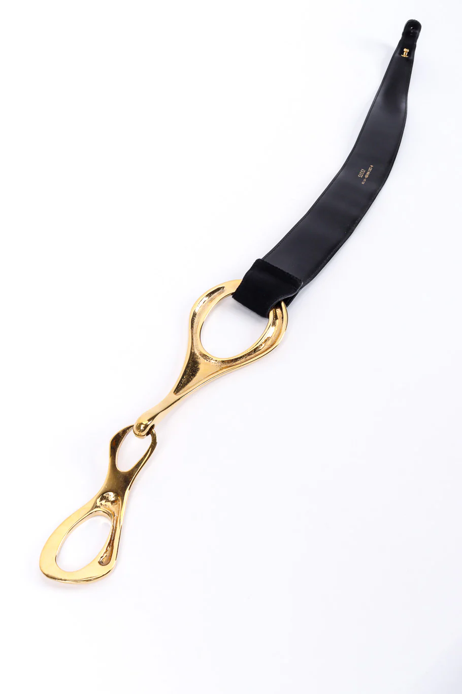 Oversized Horsebit Mohair Belt - Image 5