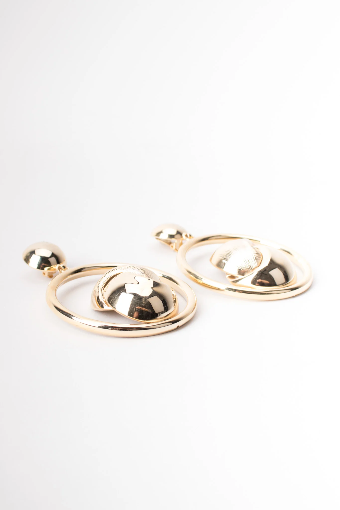 Oversized Knotted Hoop Earrings - Image 7