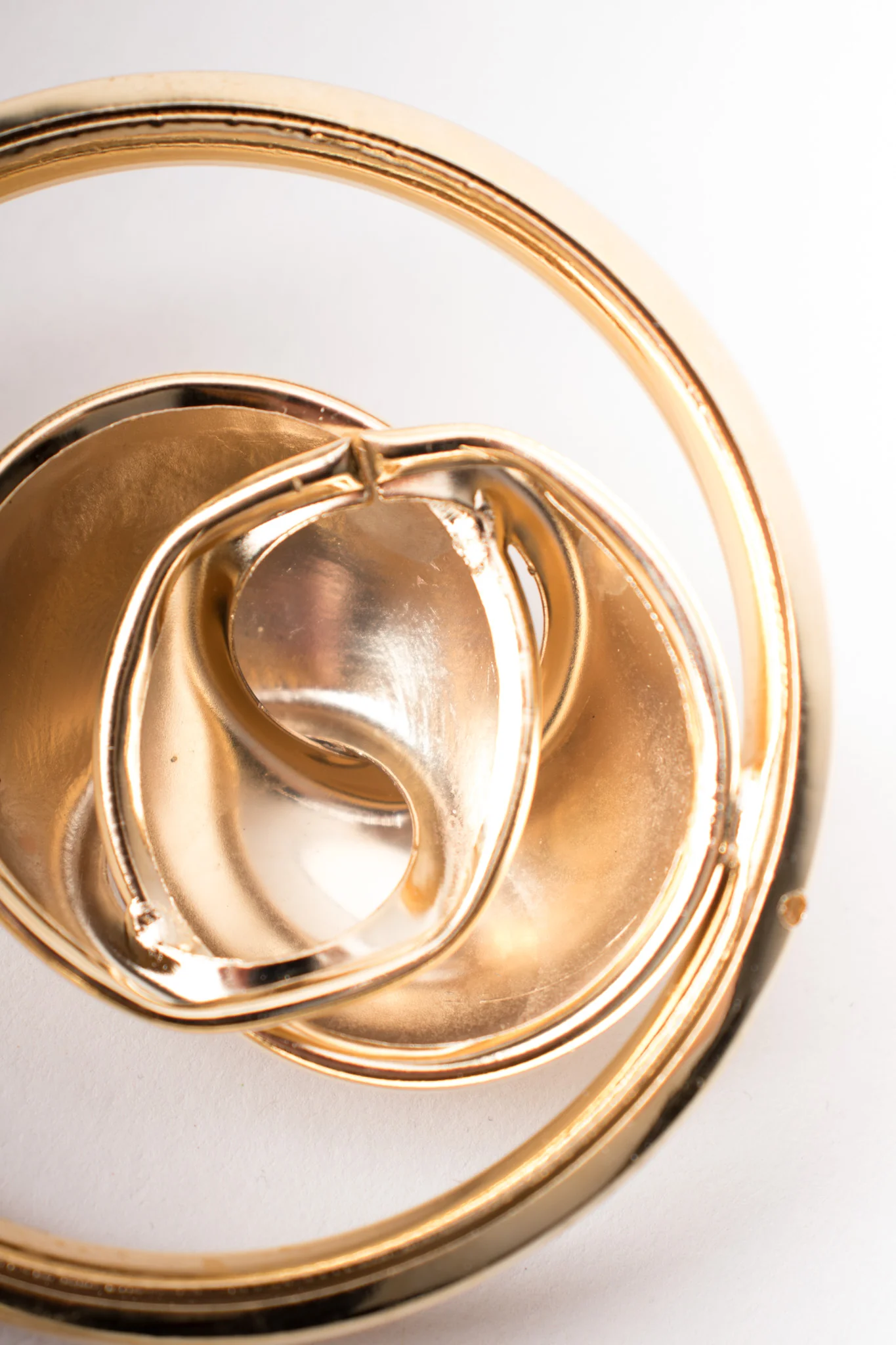 Oversized Knotted Hoop Earrings - Image 9