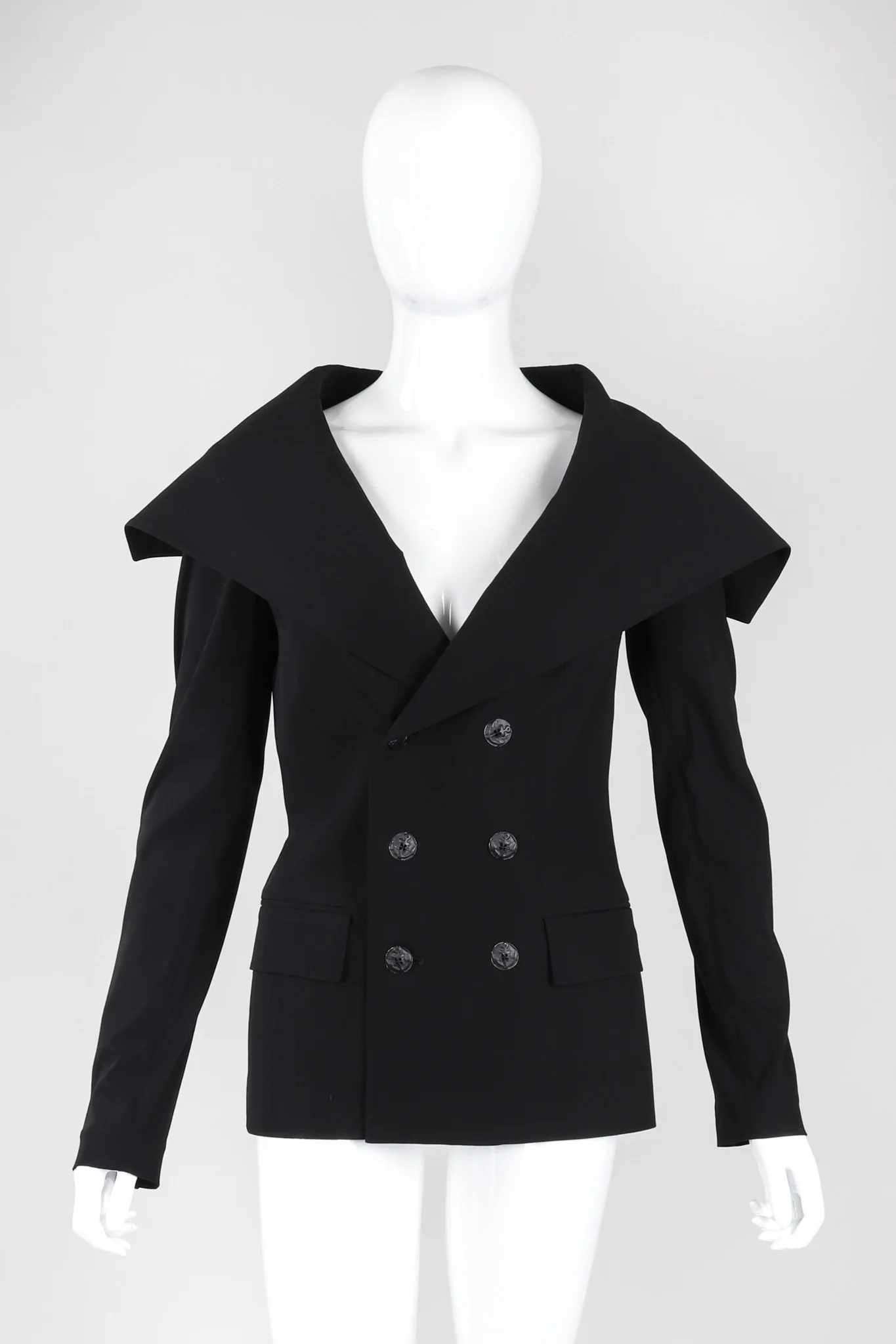 Oversized Lapel Sailor Jacket - Image 3