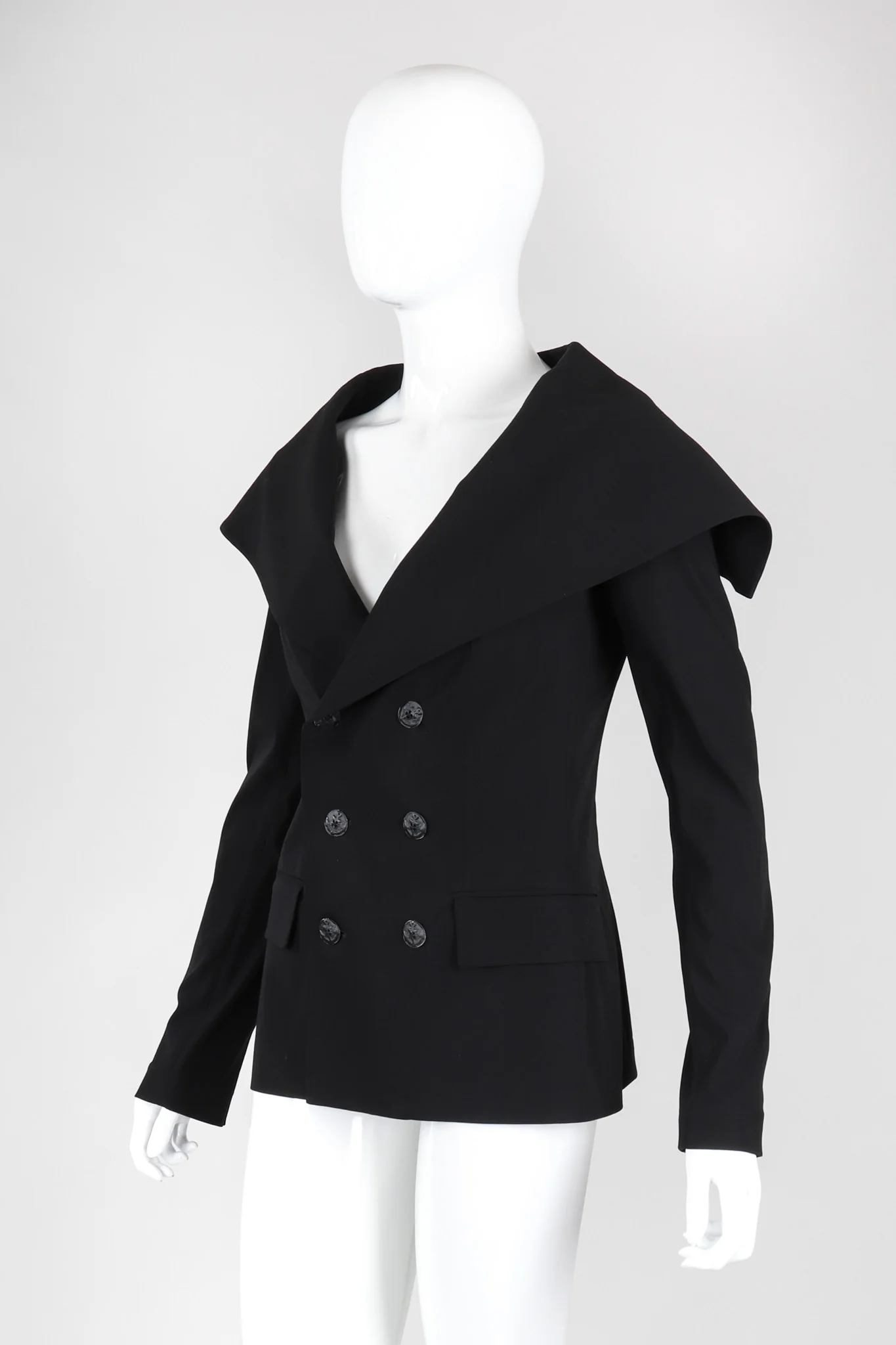 Oversized Lapel Sailor Jacket - Image 4