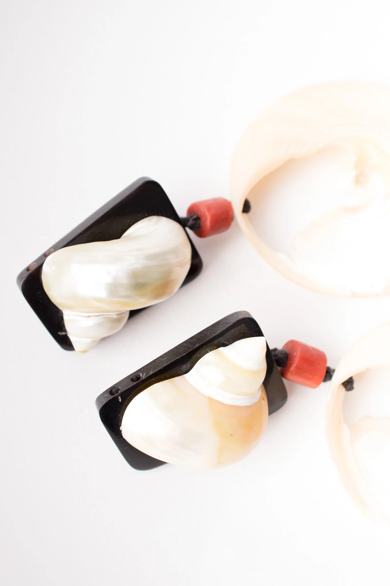 Oversized Shell Earrings - Image 6