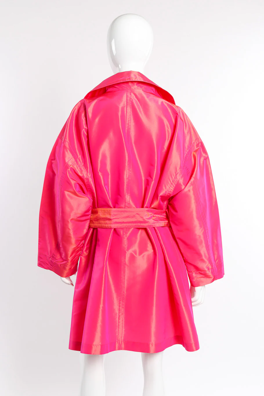 Oversized Silk Trench Coat II - Image 3