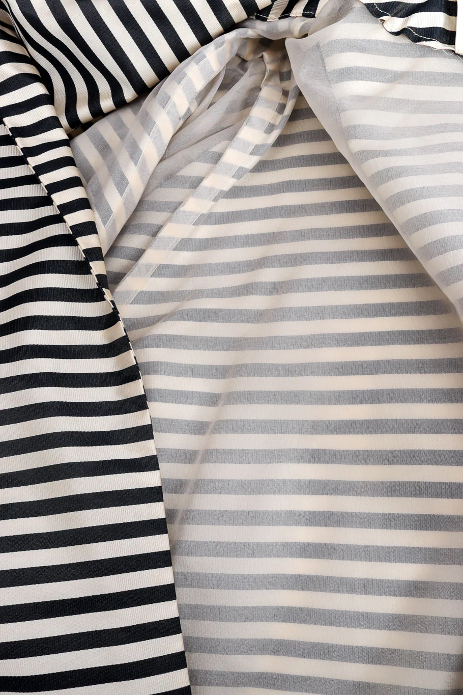 Oversized Striped Swing Coat - Image 7