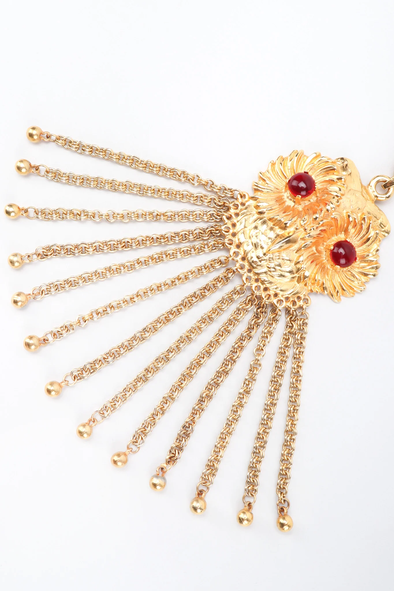 Owl Eyes Fringe Pendant - Image 5