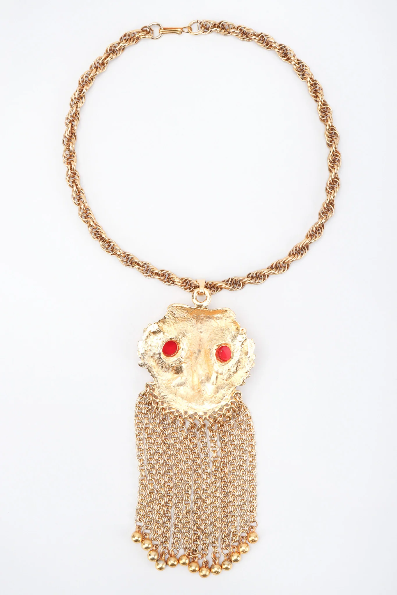 Owl Eyes Fringe Pendant - Image 9