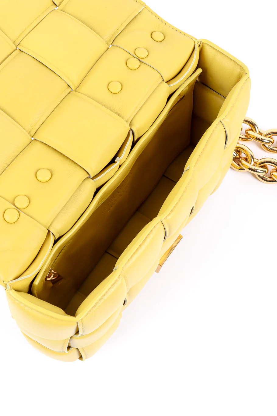 2020 F/W Padded Leather Cassette Bag - Image 9