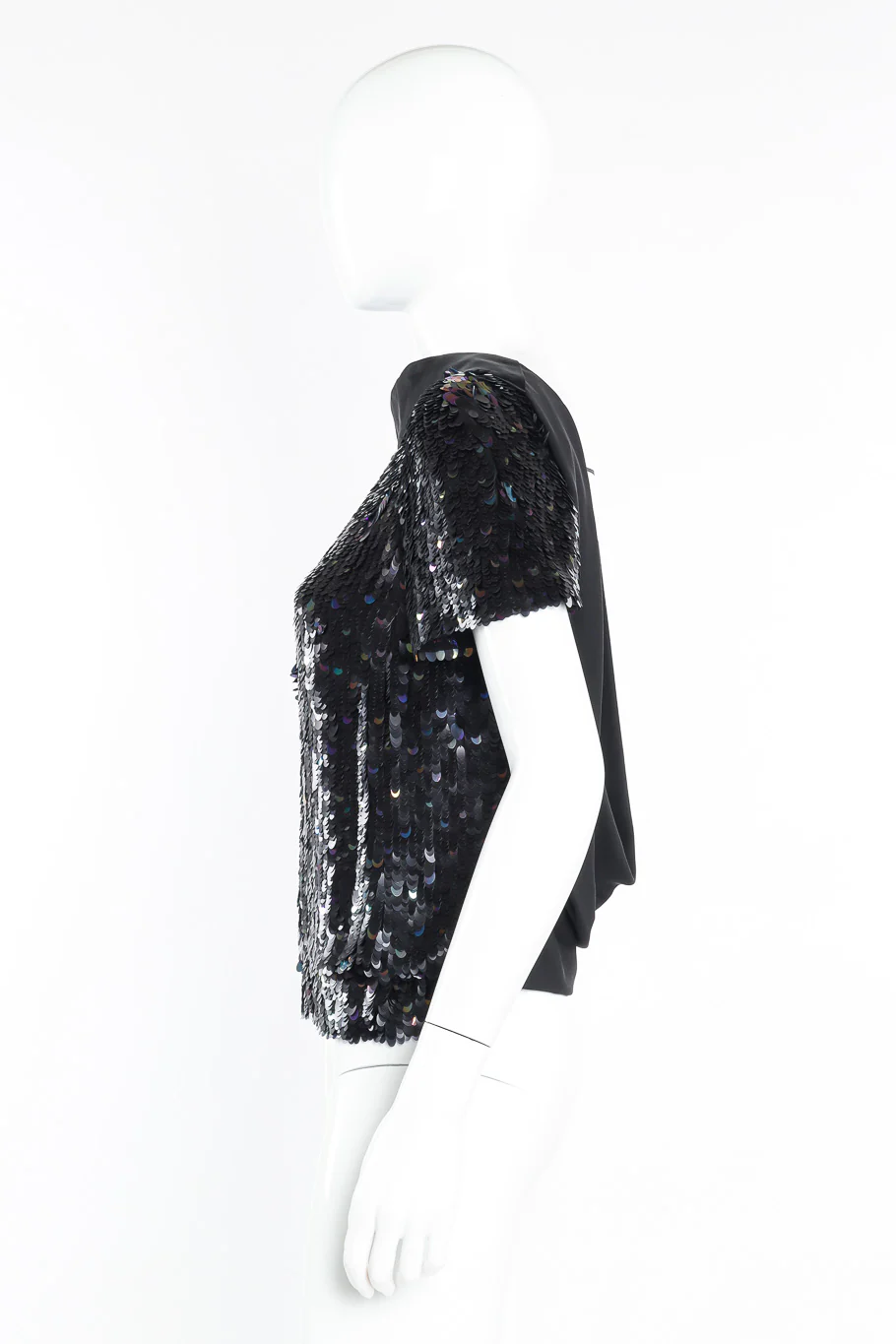 Paillette Silk Open Back Top - Image 3