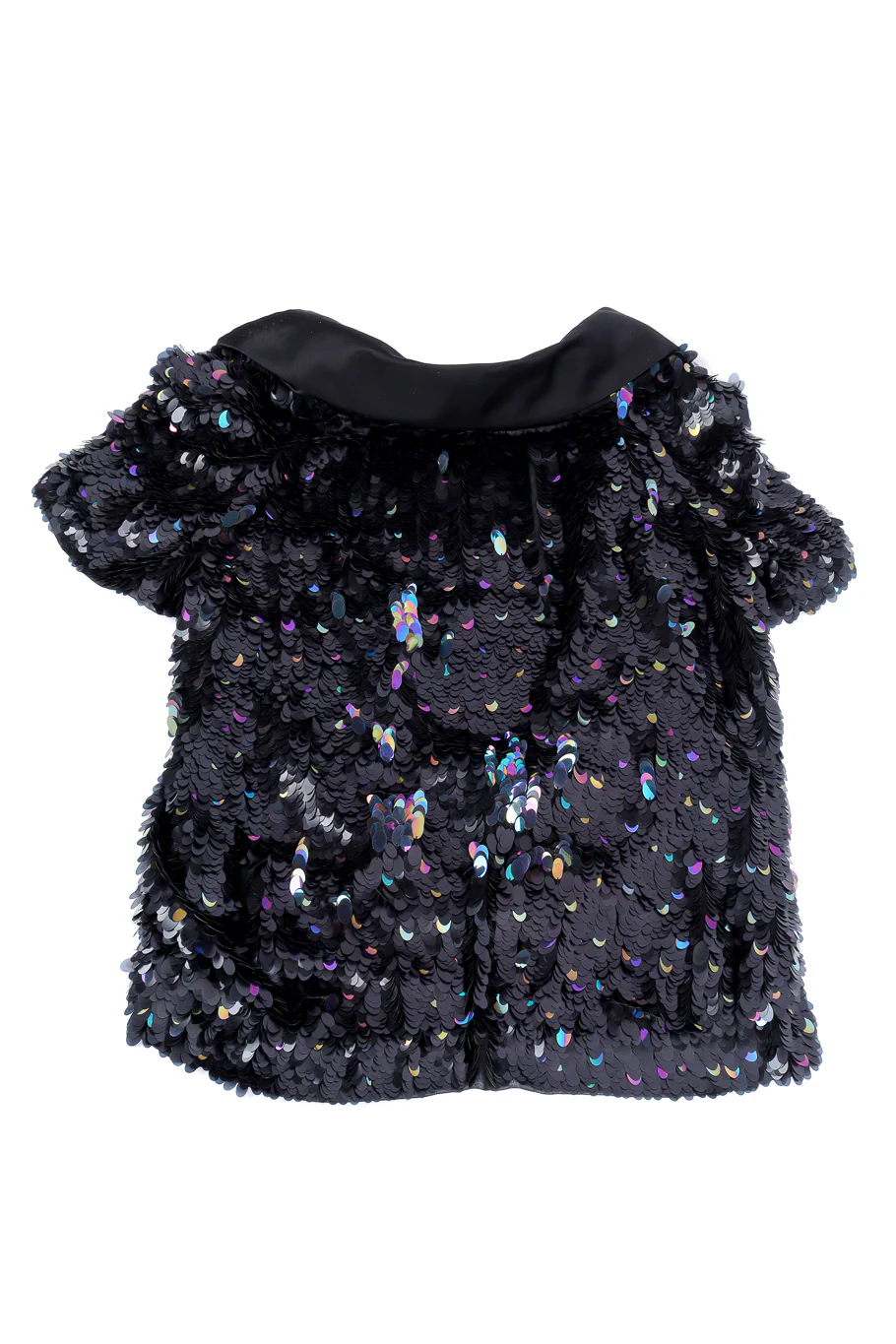 Paillette Silk Open Back Top - Image 5