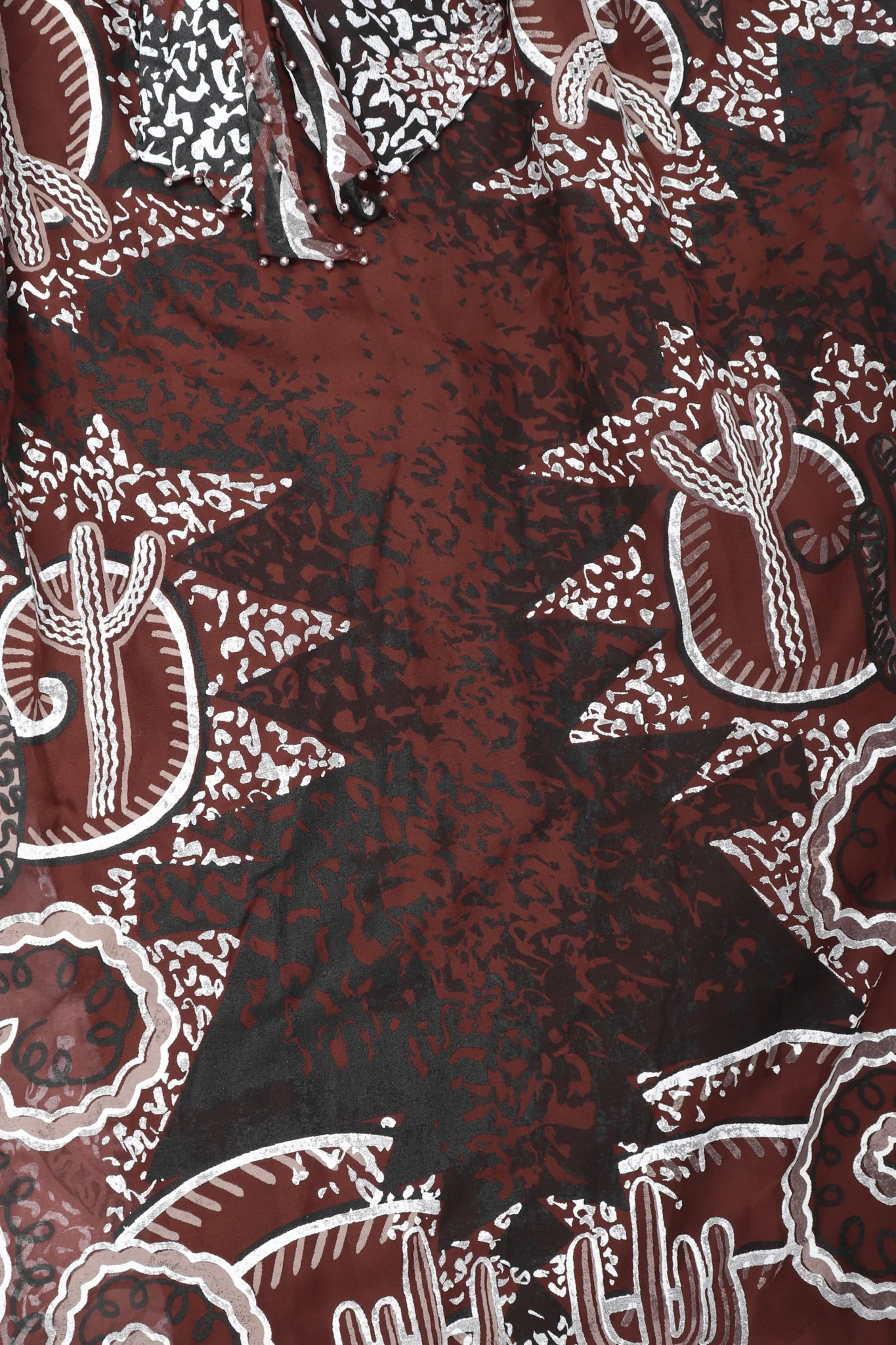 Painted Chiffon Dress - Image 13