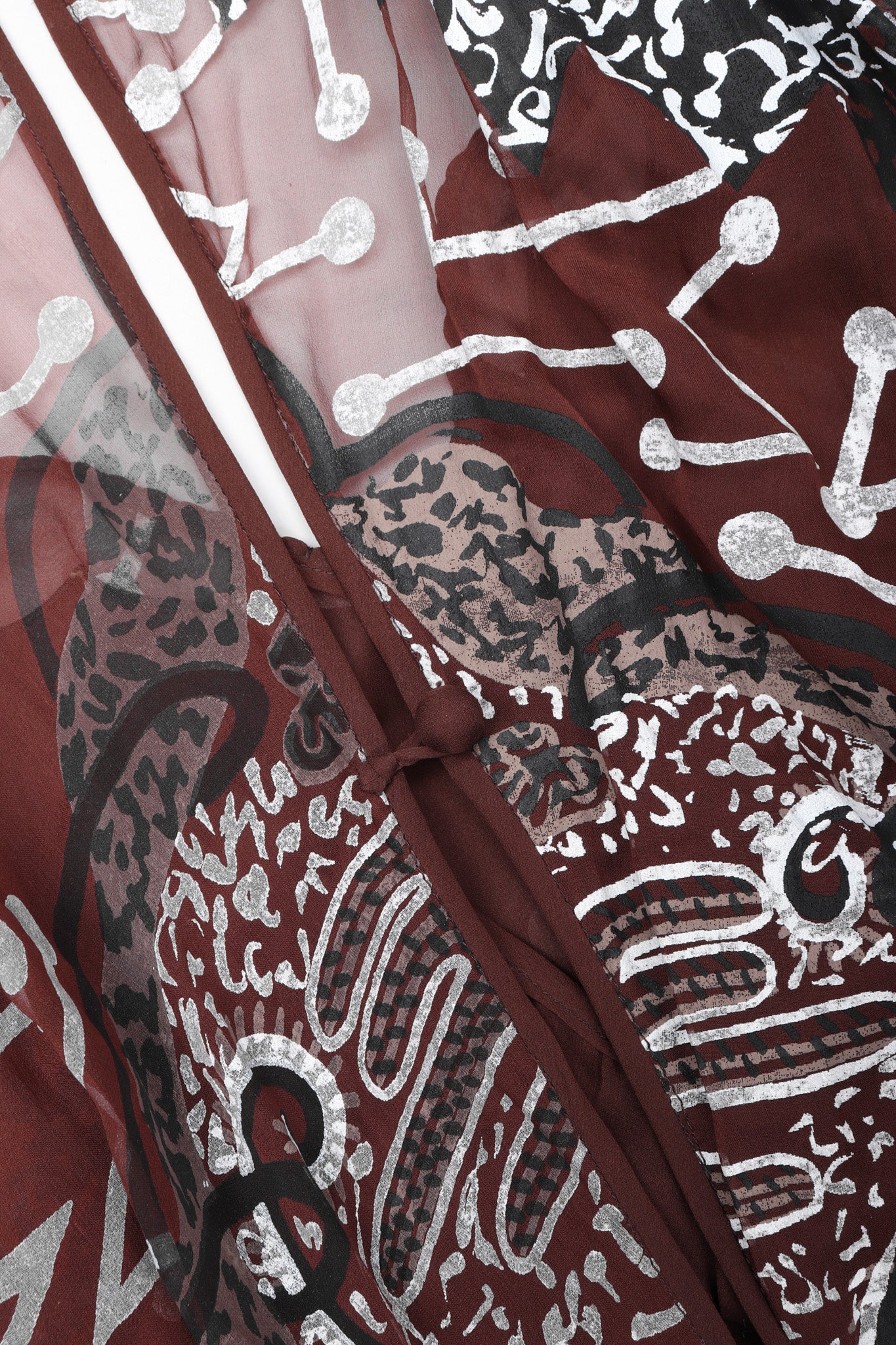 Painted Chiffon Dress - Image 17