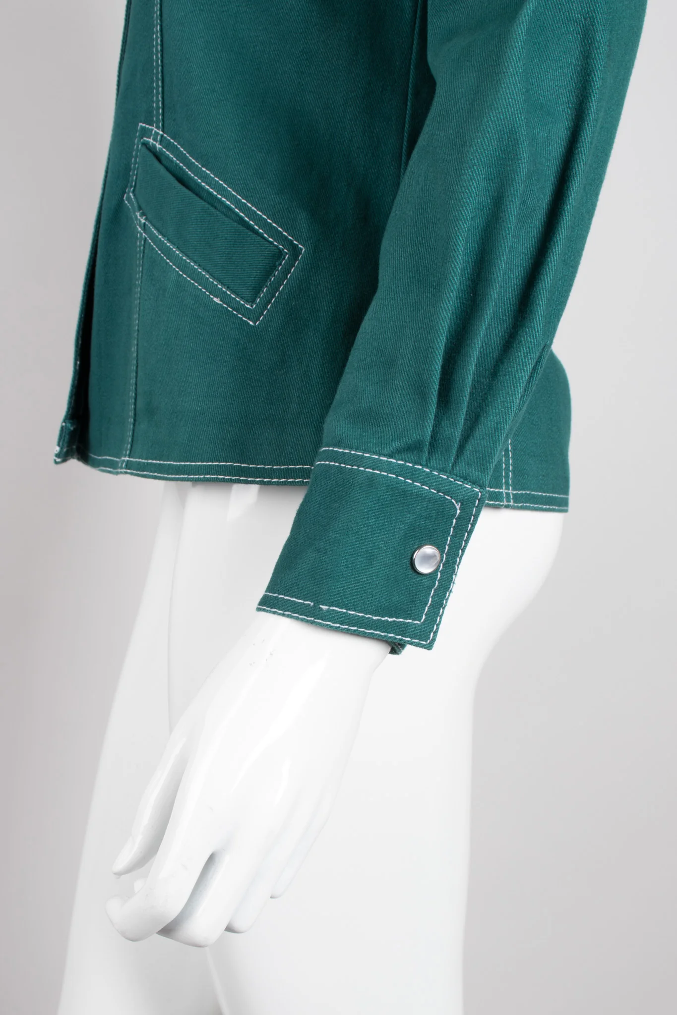 Painted Western Shirt Jacket - Image 11