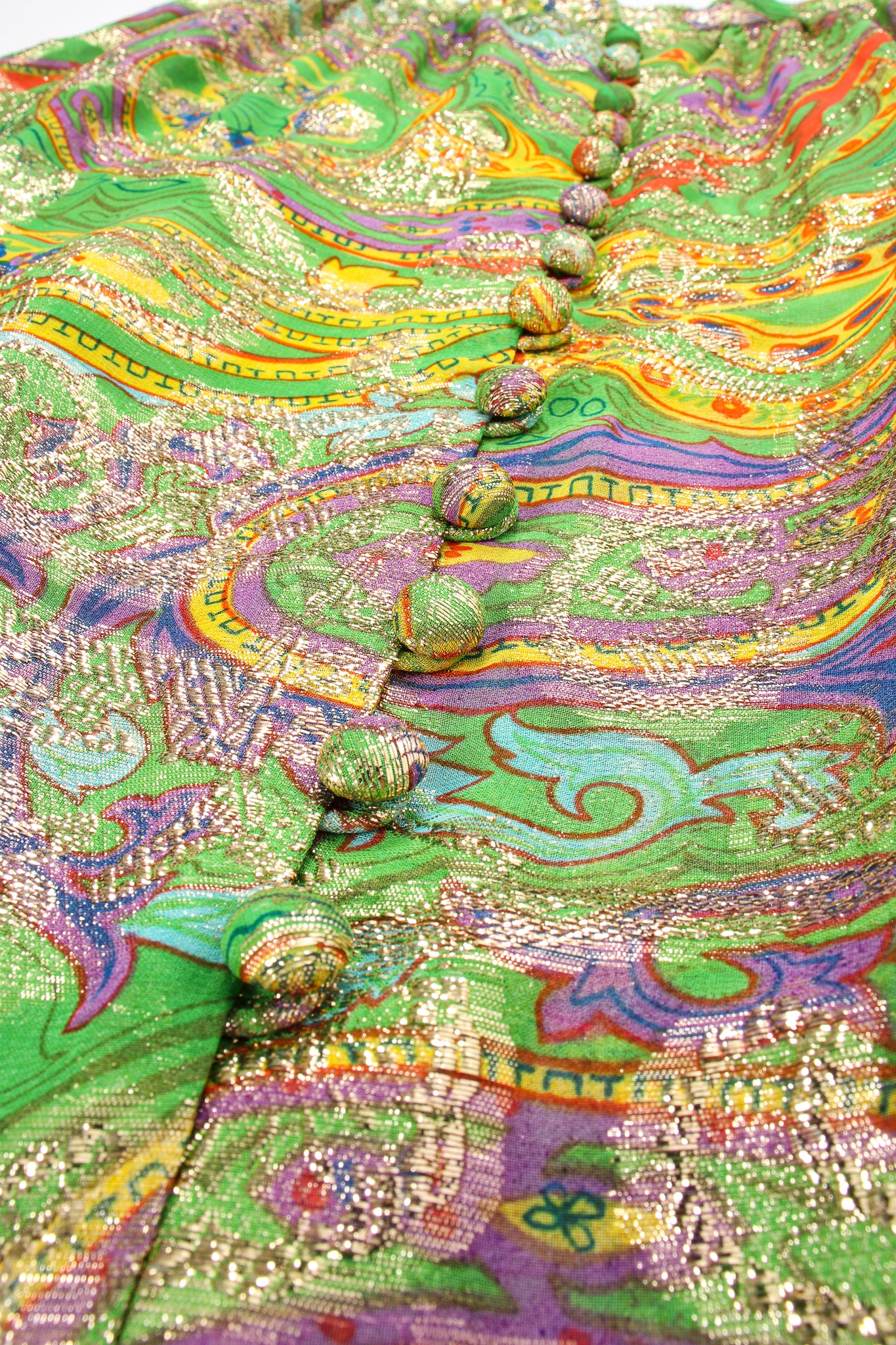 Paisley Brocade Maxi Skirt - Image 8