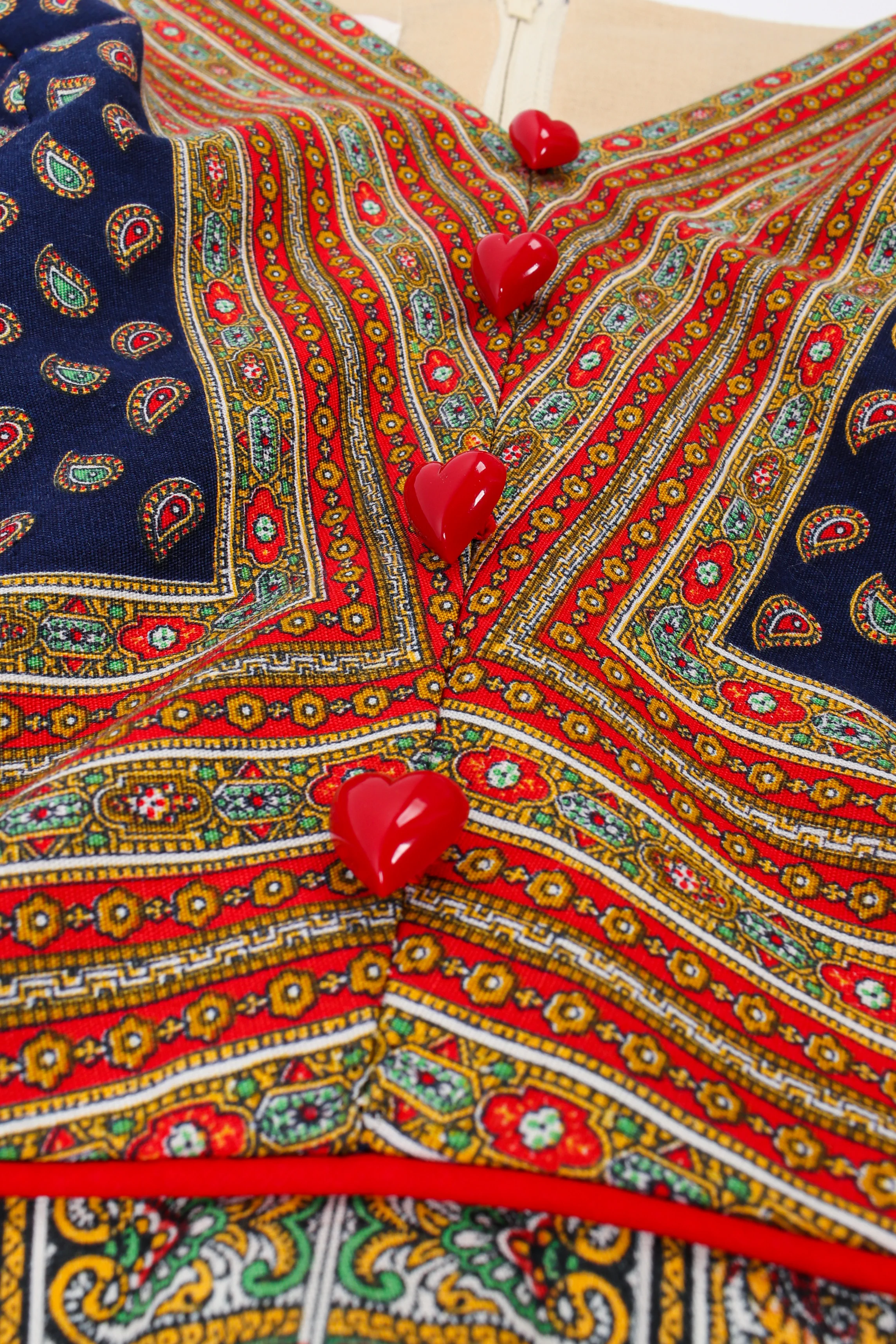 Paisley Print Long Sleeve Dress - Image 7