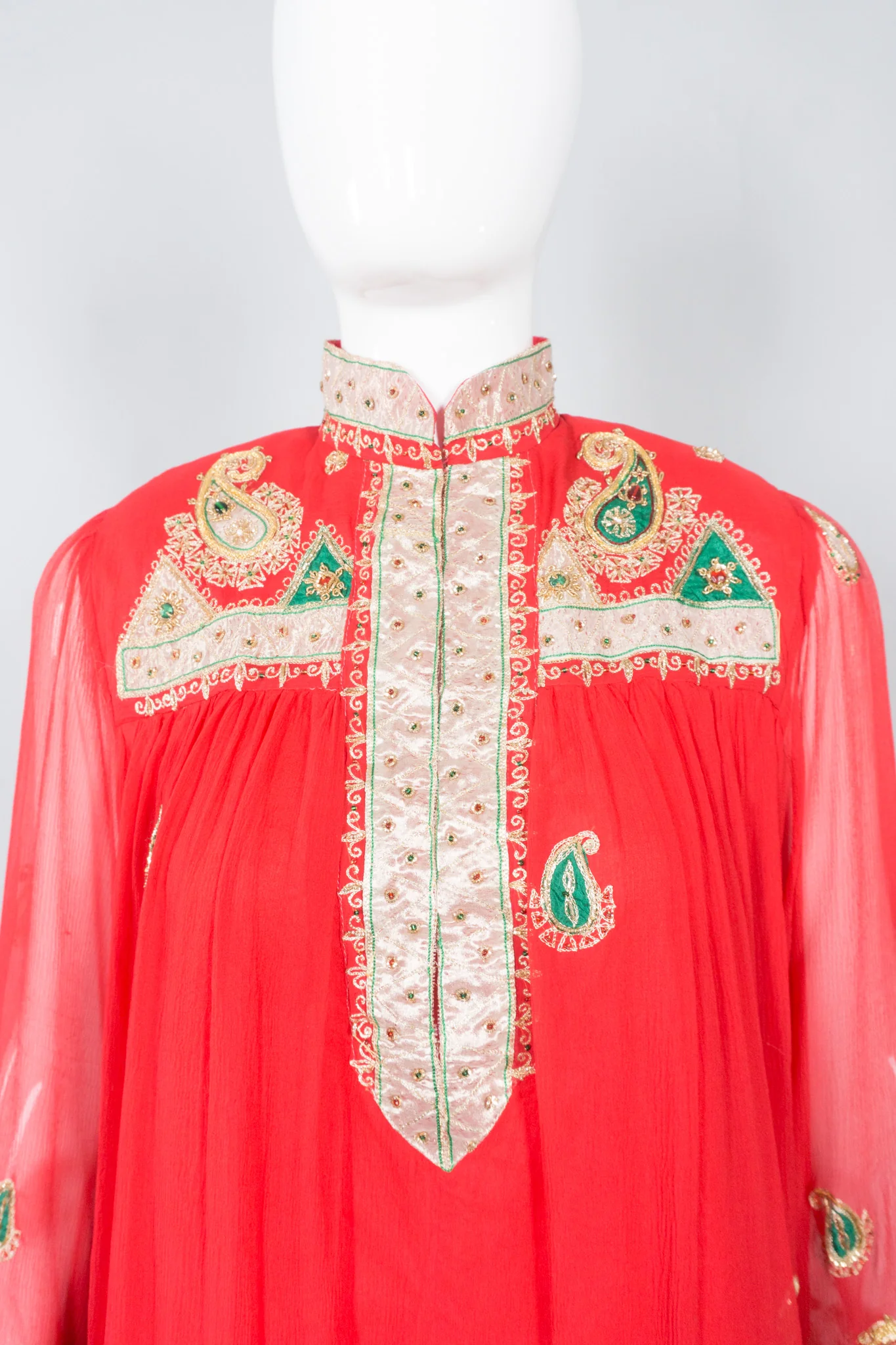 Paisley Embellished Kaftan - Image 13