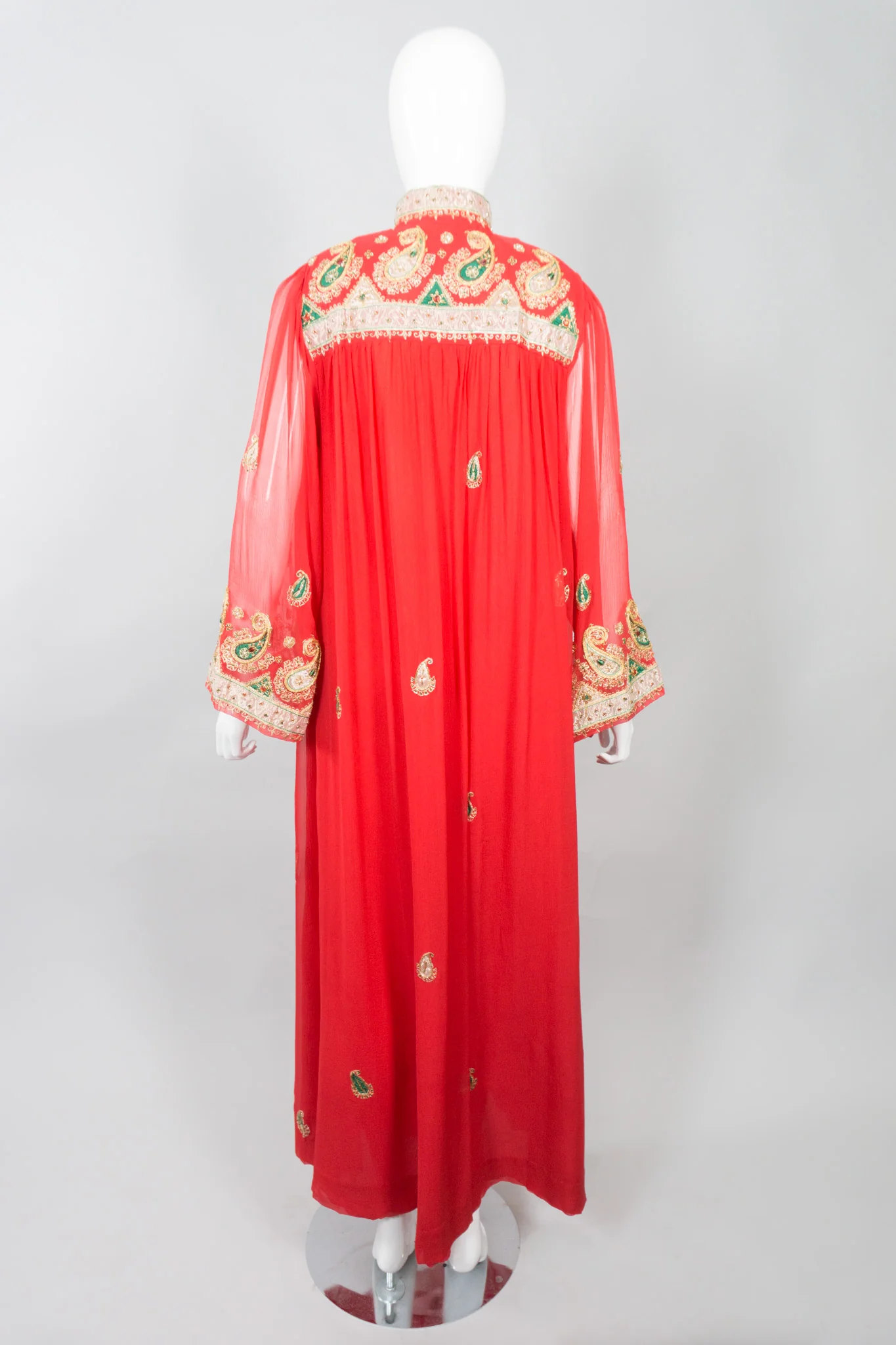 Paisley Embellished Kaftan - Image 6
