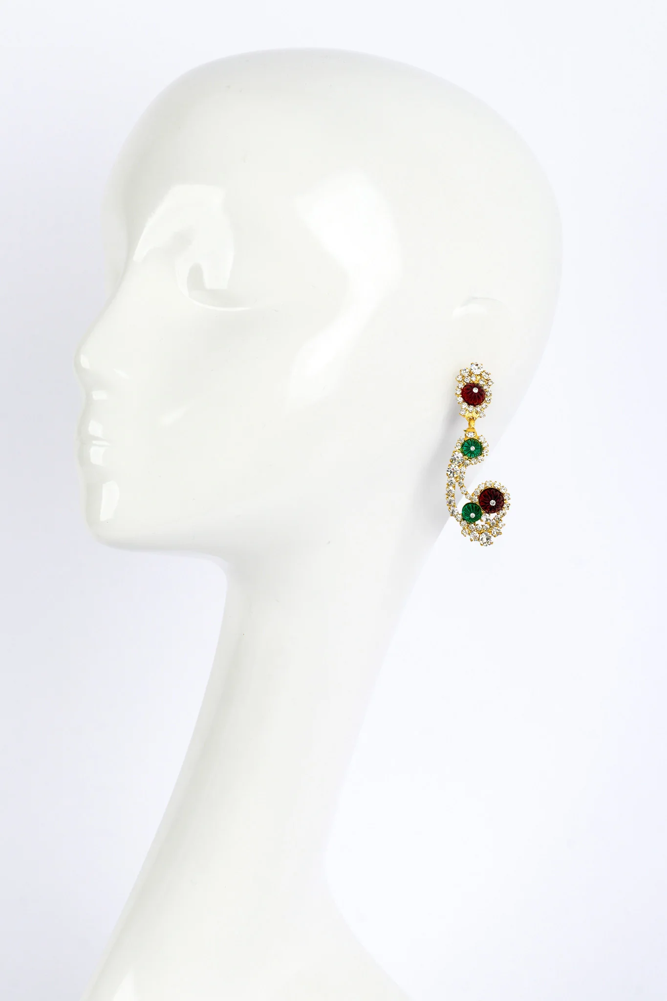 Paisley Fruit Salad Drop Earrings - Image 2