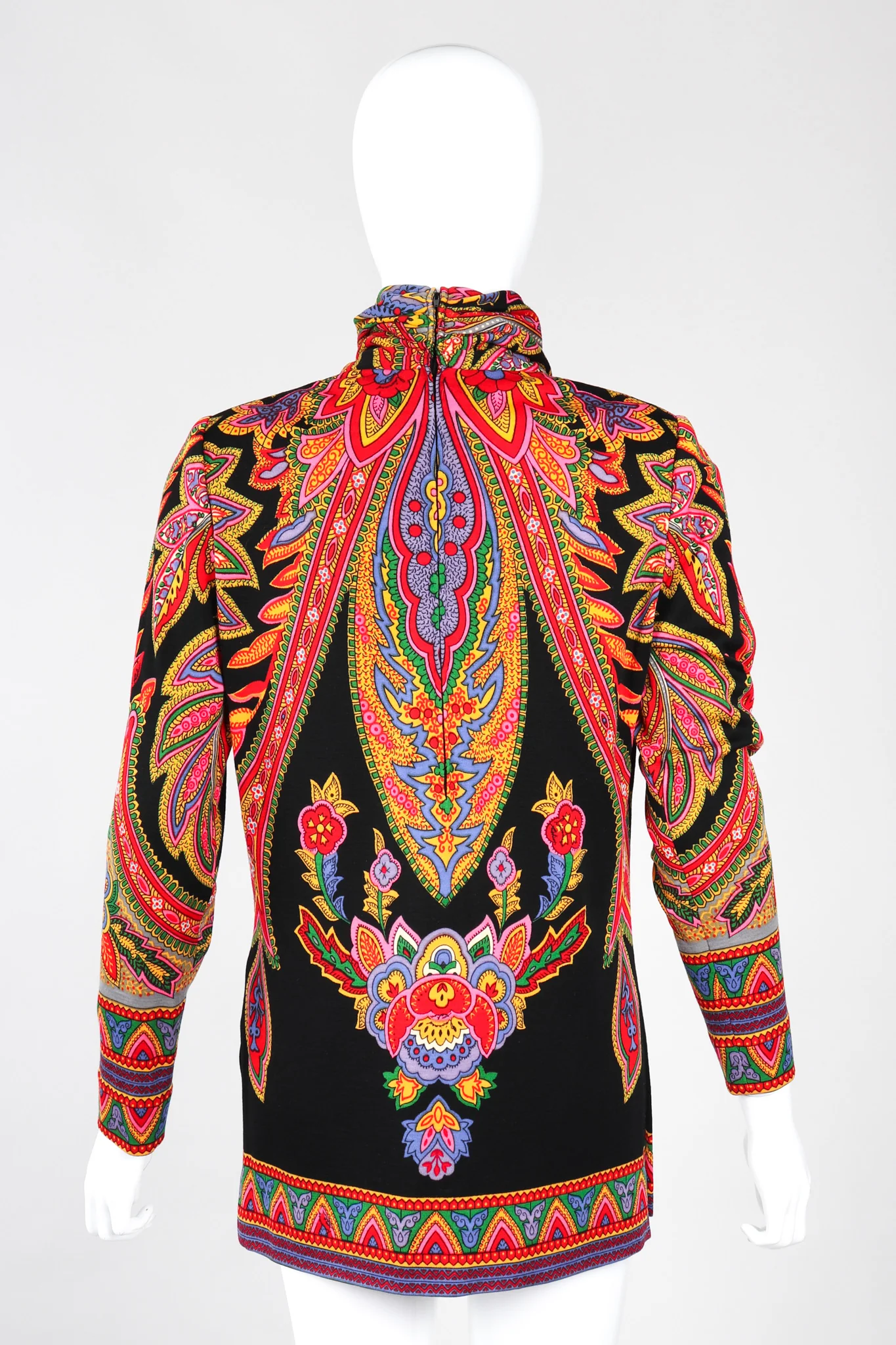 Paisley Knit Turtleneck Tunic - Image 6